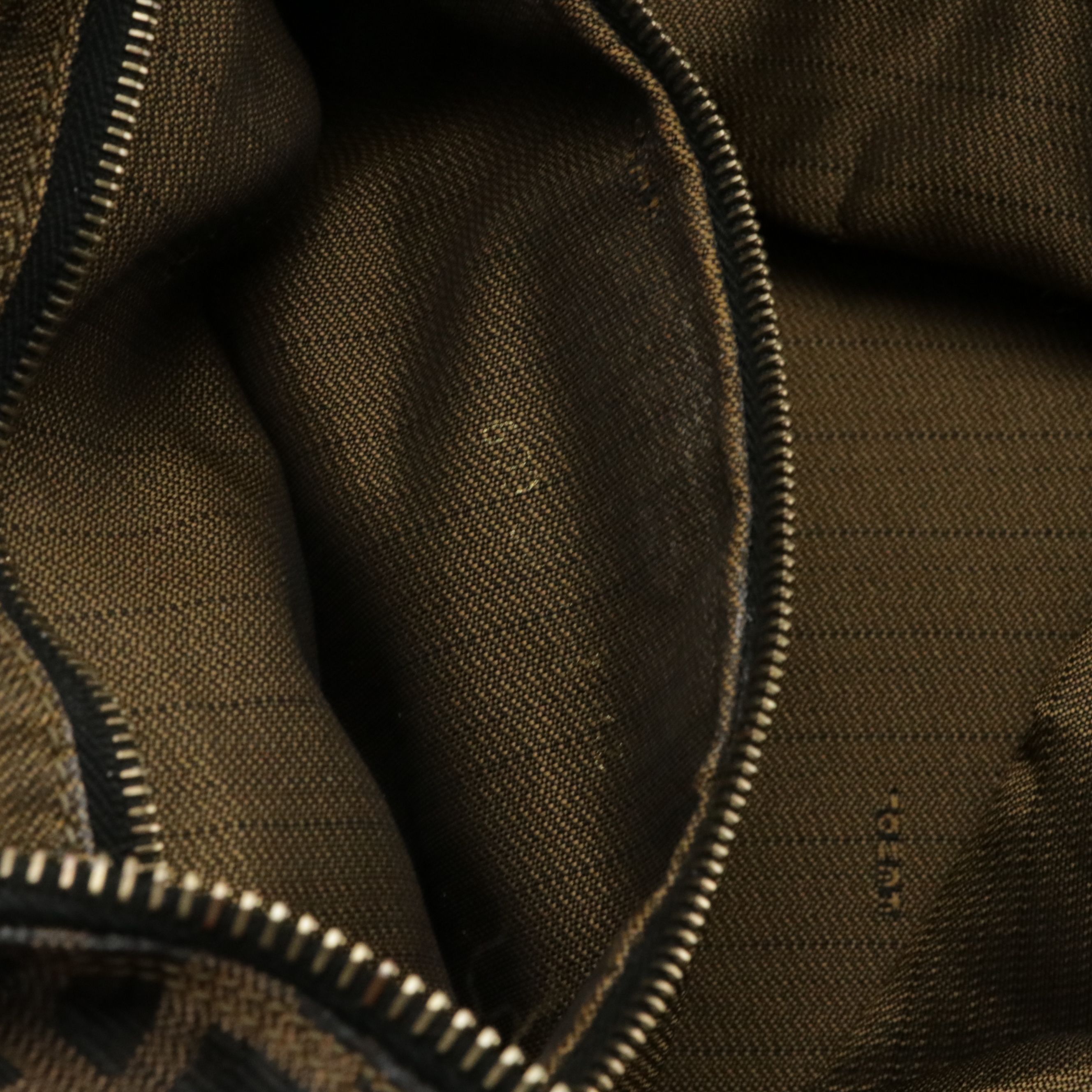 Fendi Locking Top Handle Bag in Zucca Jacquard Canvas