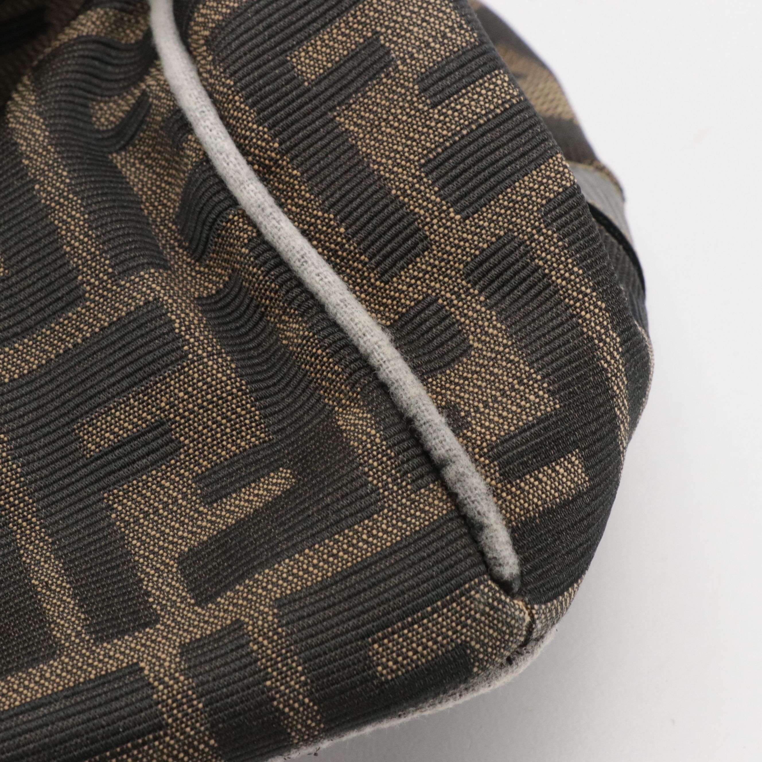 Fendi Locking Top Handle Bag in Zucca Jacquard Canvas