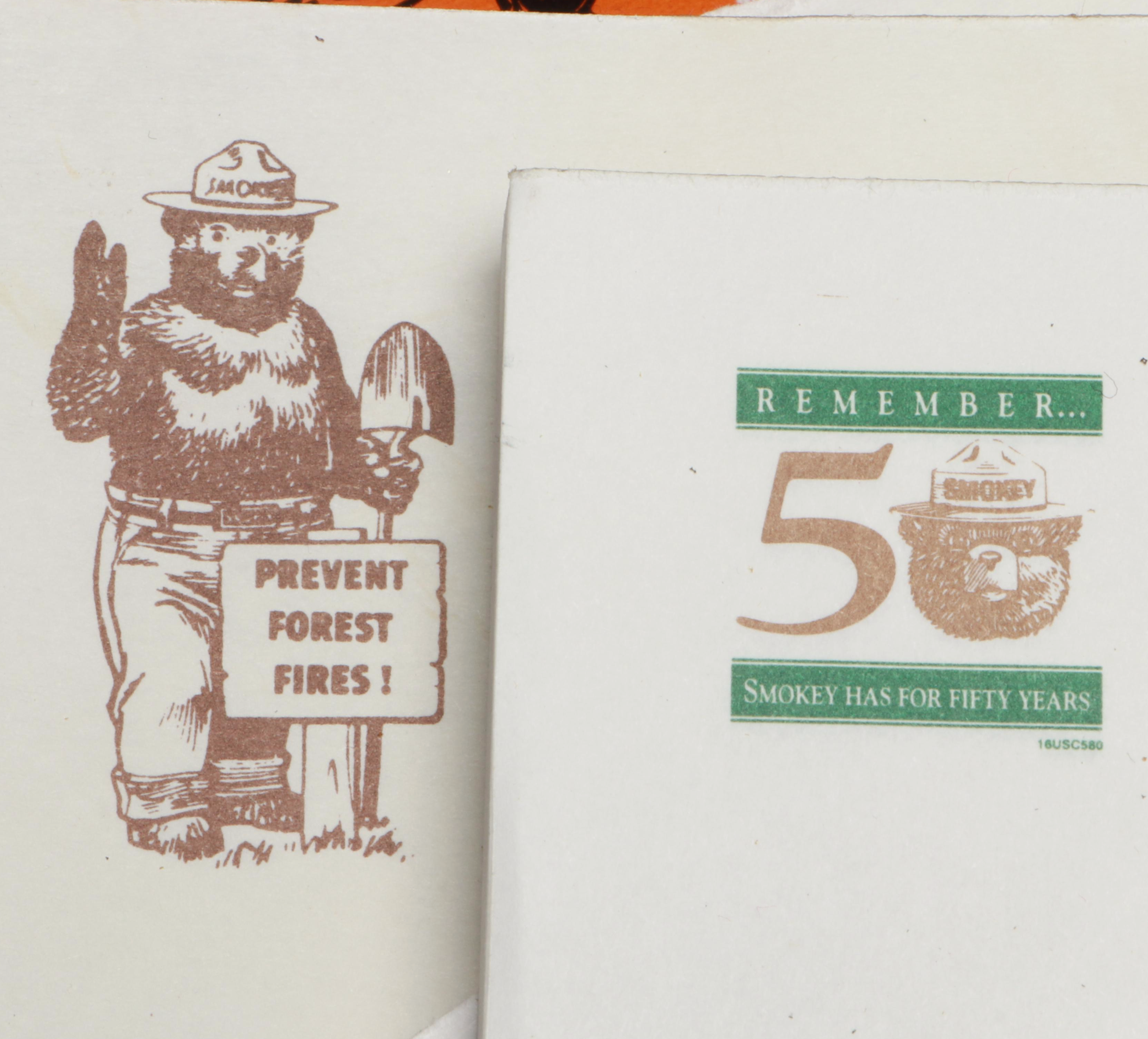 Lefton "Smokey the Bear" Figurines with Hats, Ephemera and Other Collectibles