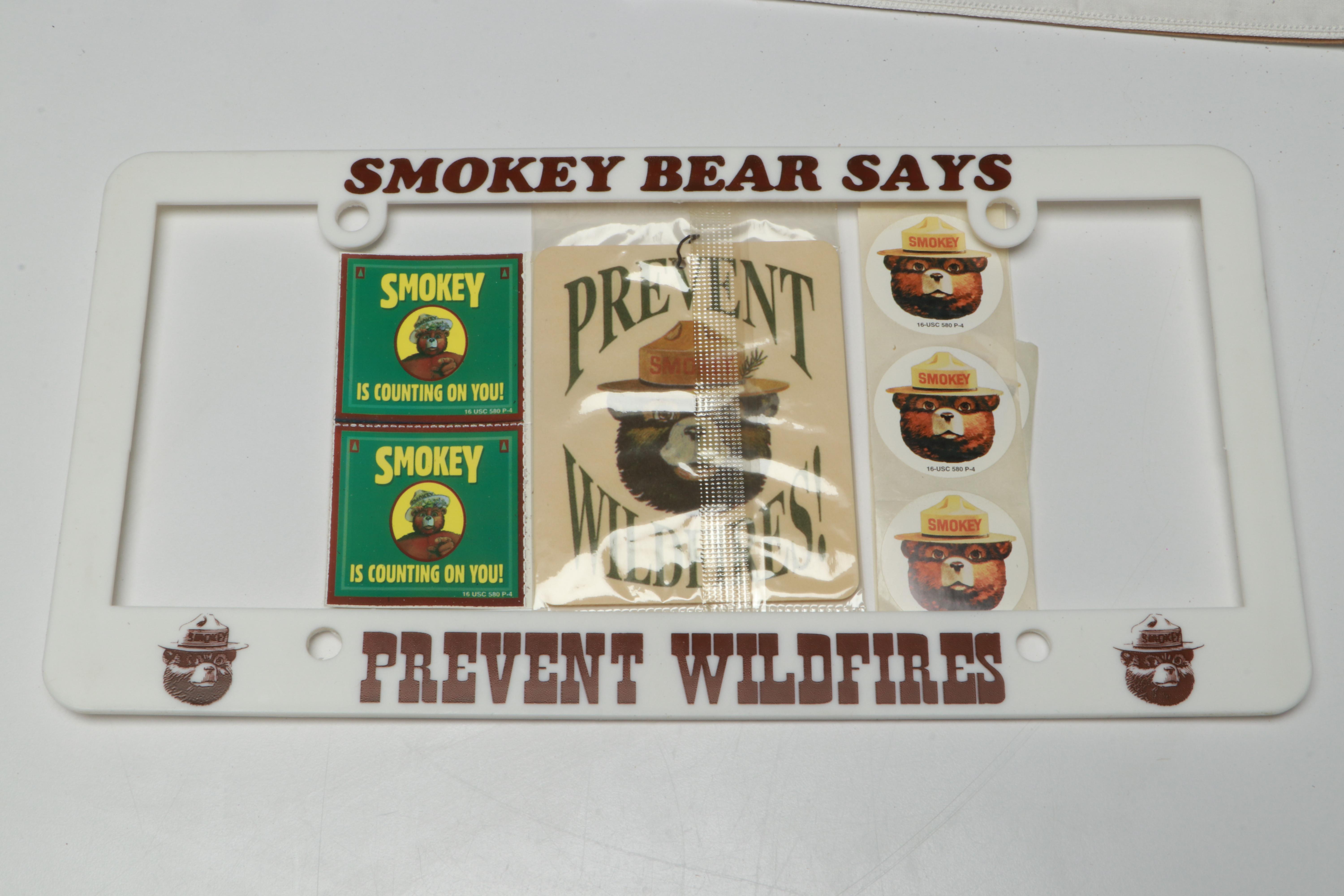 Lefton "Smokey the Bear" Figurines with Hats, Ephemera and Other Collectibles