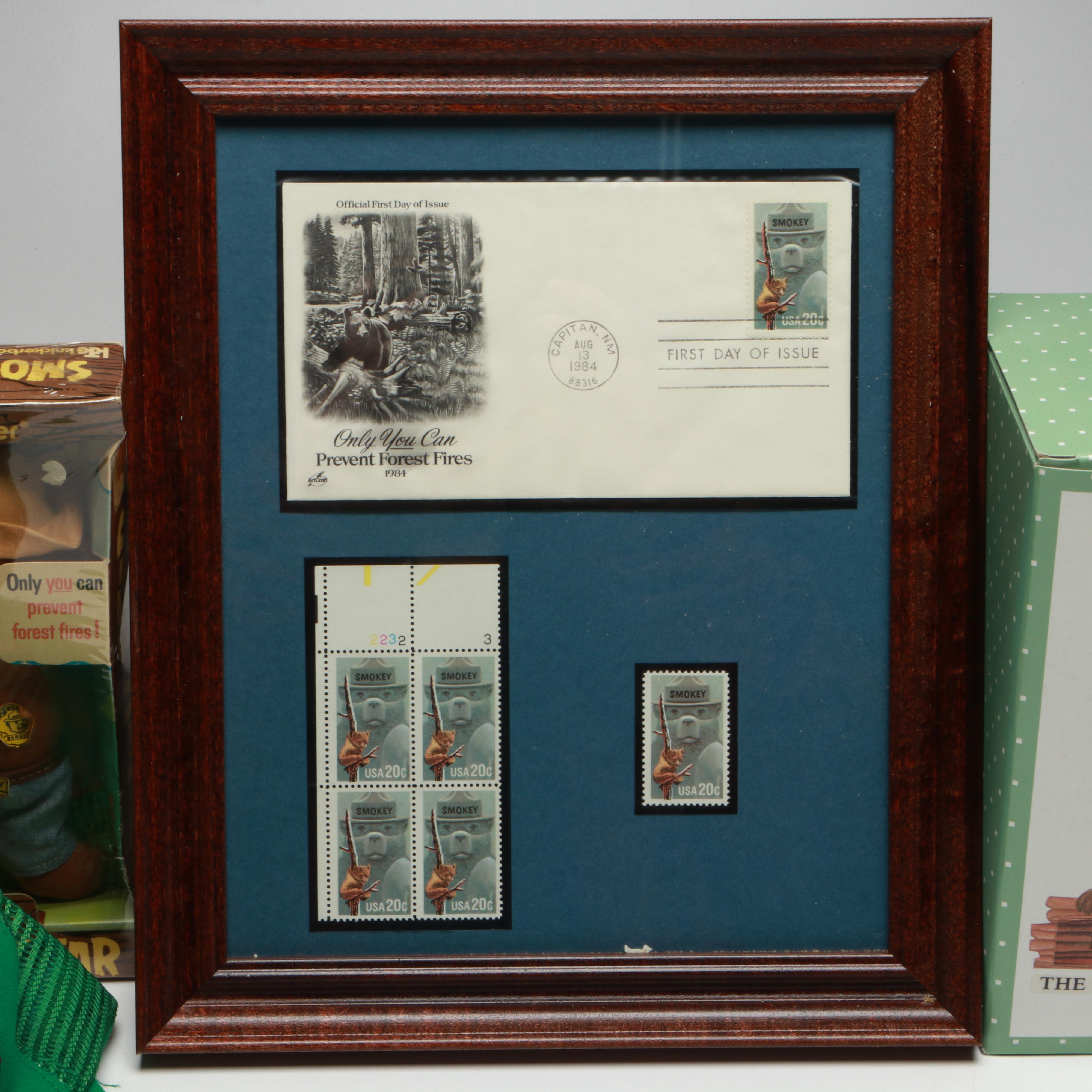 Lefton "Smokey the Bear" Figurines with Hats, Ephemera and Other Collectibles