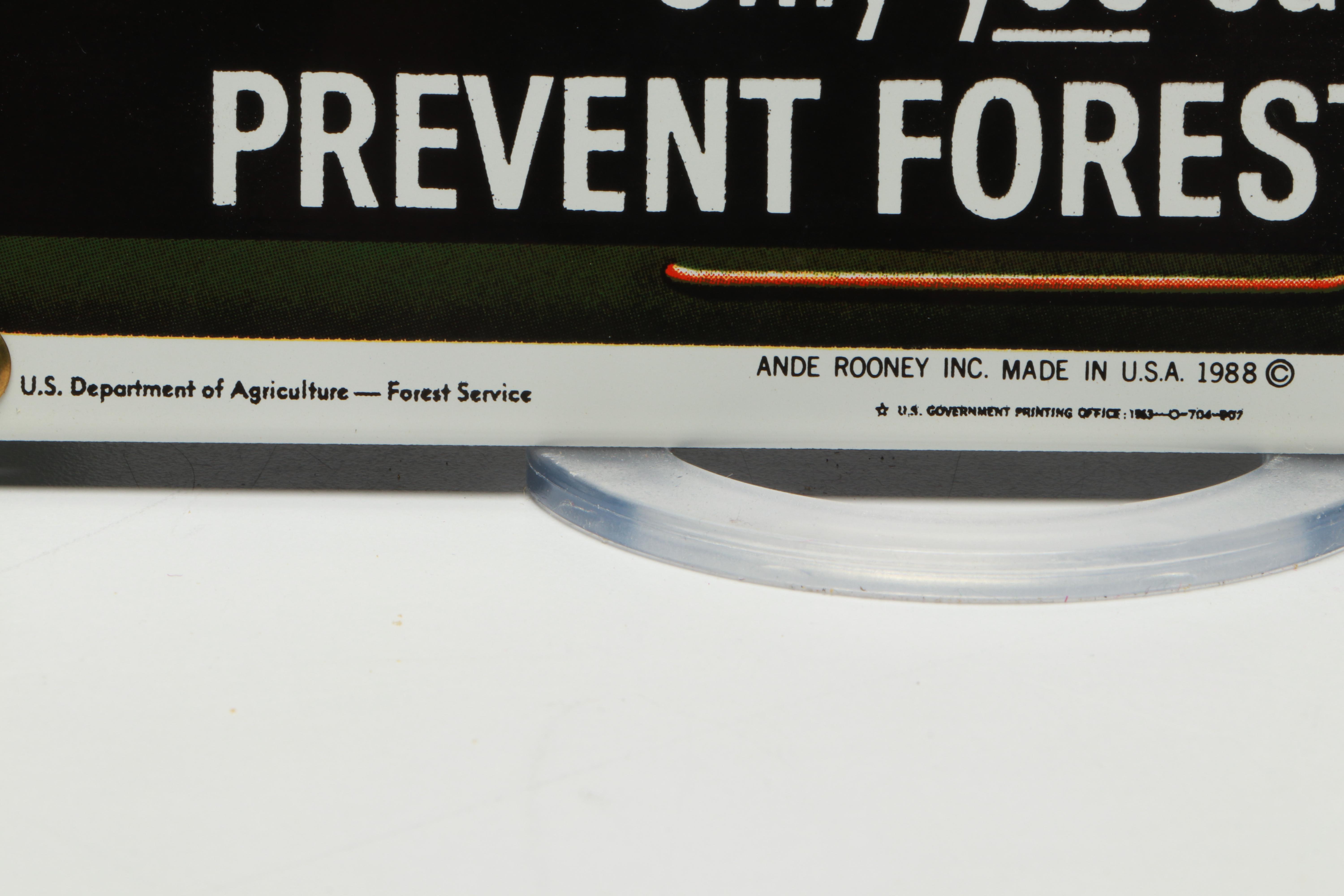 Lefton "Smokey the Bear" Figurines with Hats, Ephemera and Other Collectibles