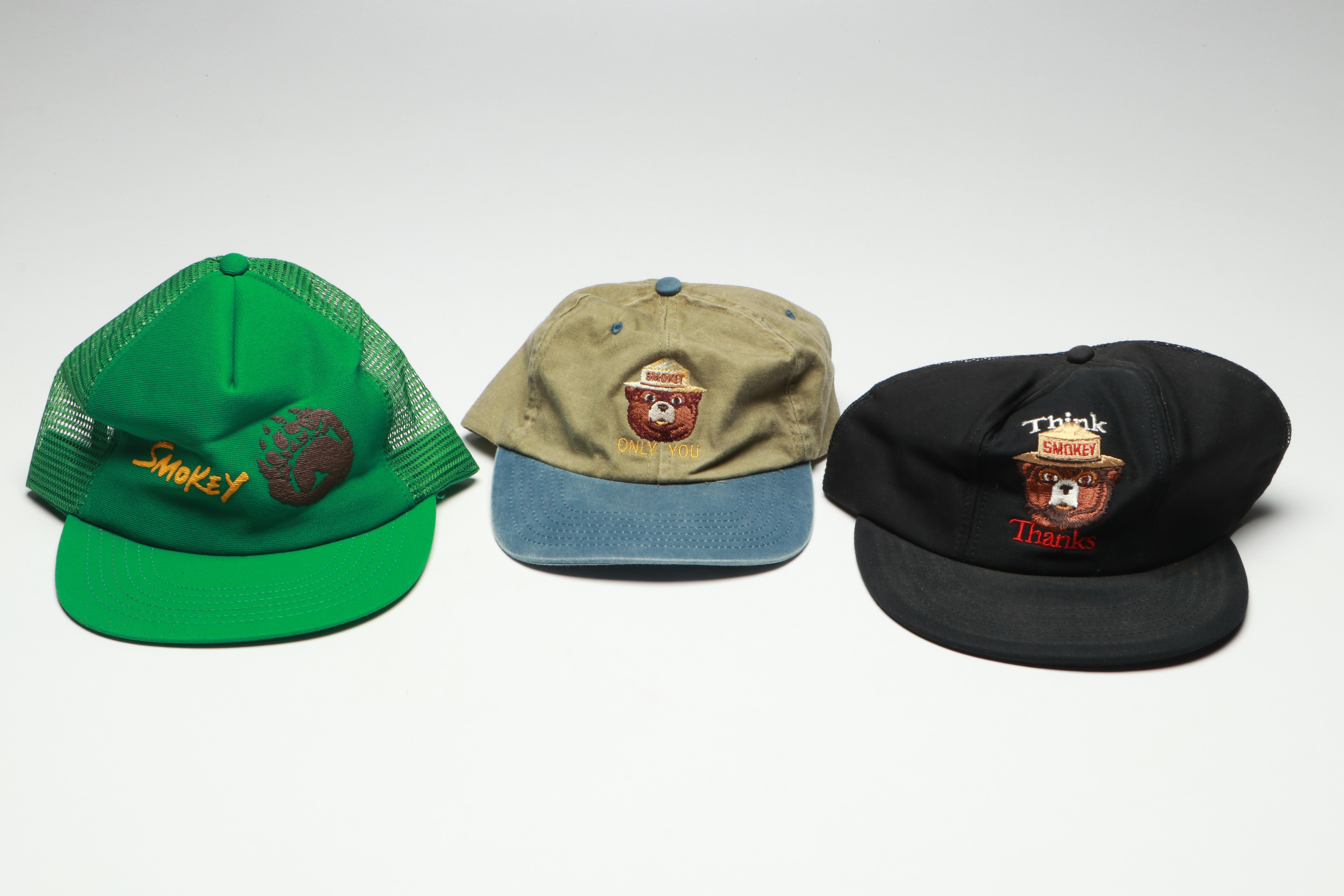 Lefton "Smokey the Bear" Figurines with Hats, Ephemera and Other Collectibles