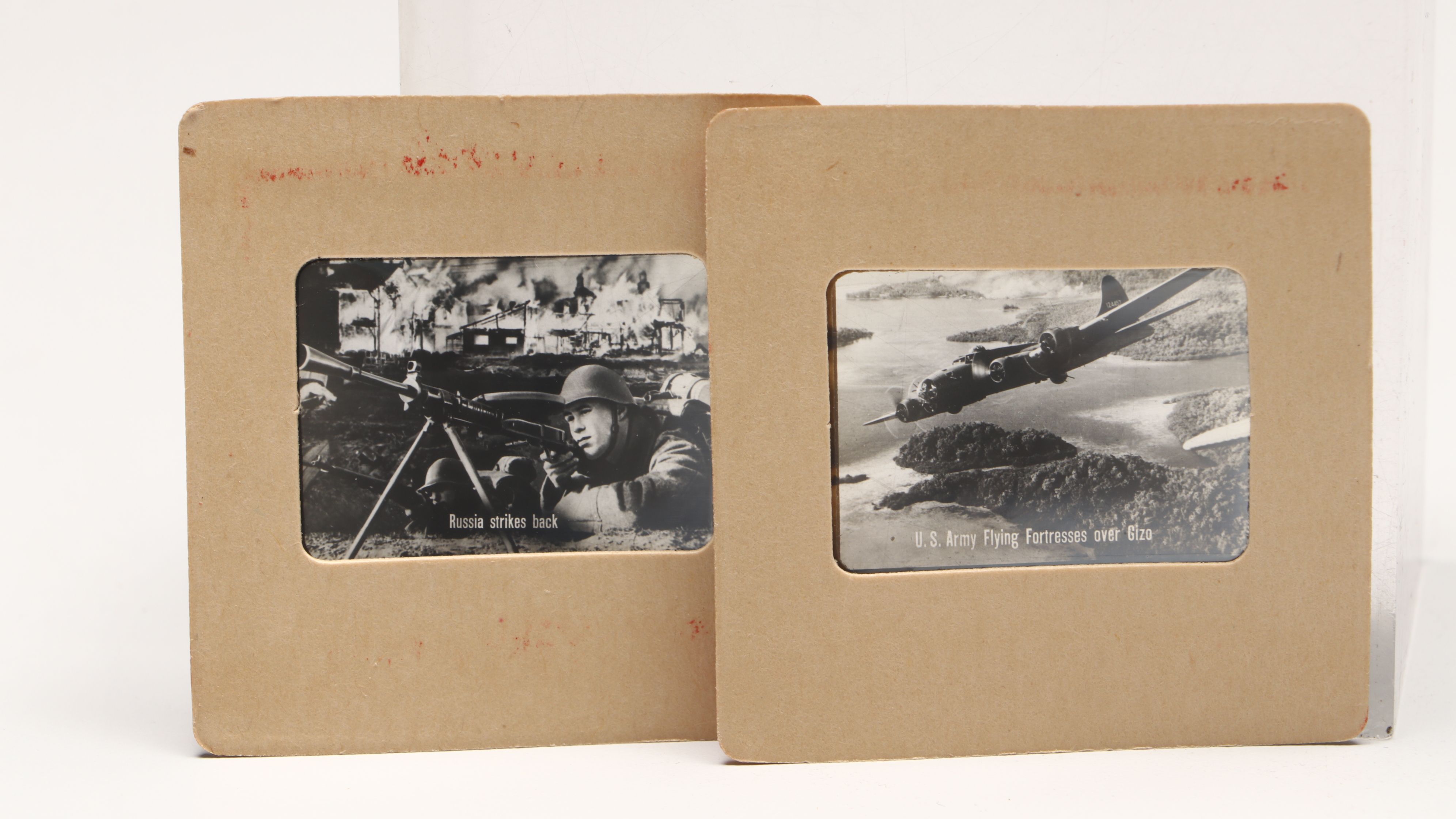 Castle Film World War II Photo Slides with Viewer Scopes, Early to Mid-20th C.