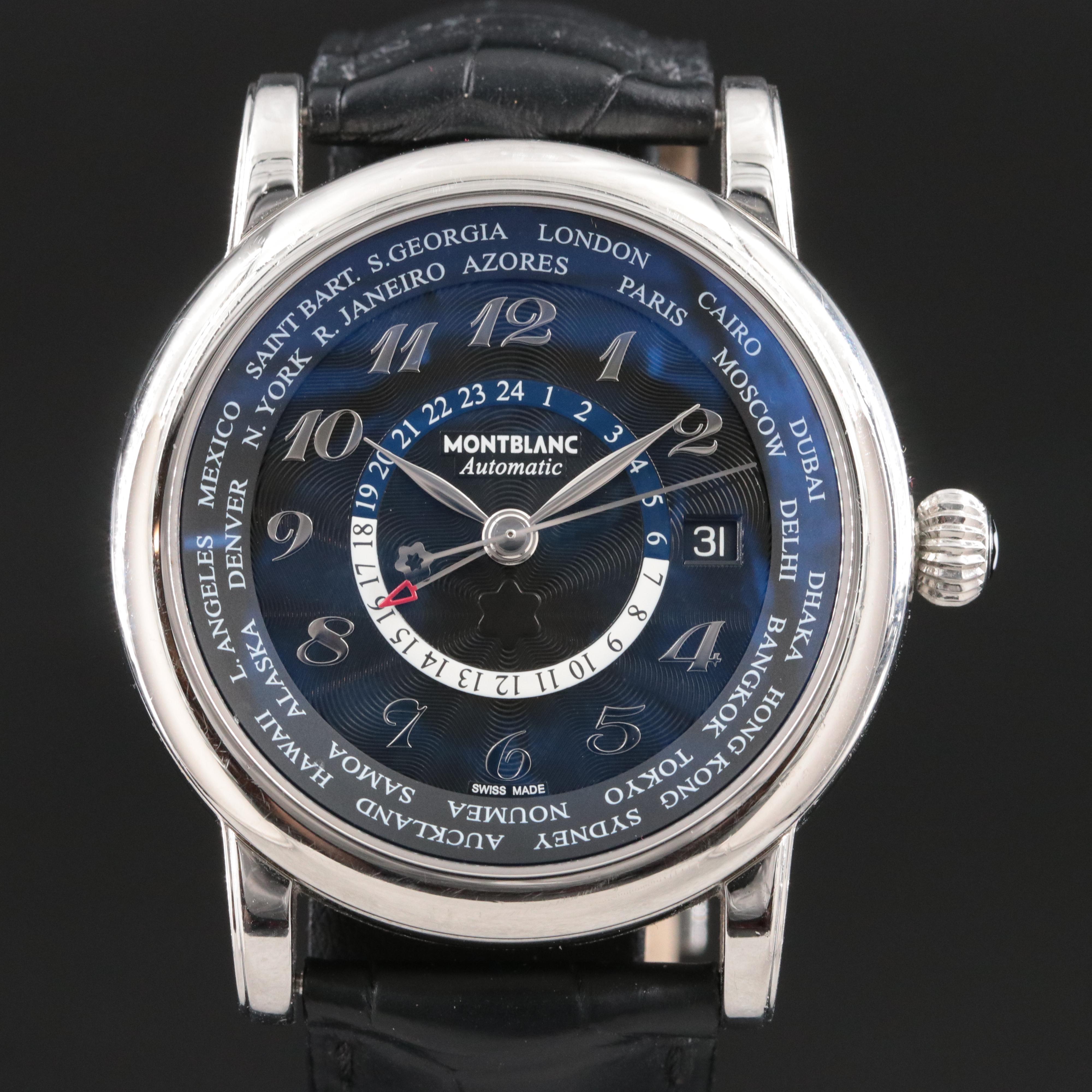 Montblanc Meisterstück Star World-Time GMT Watch