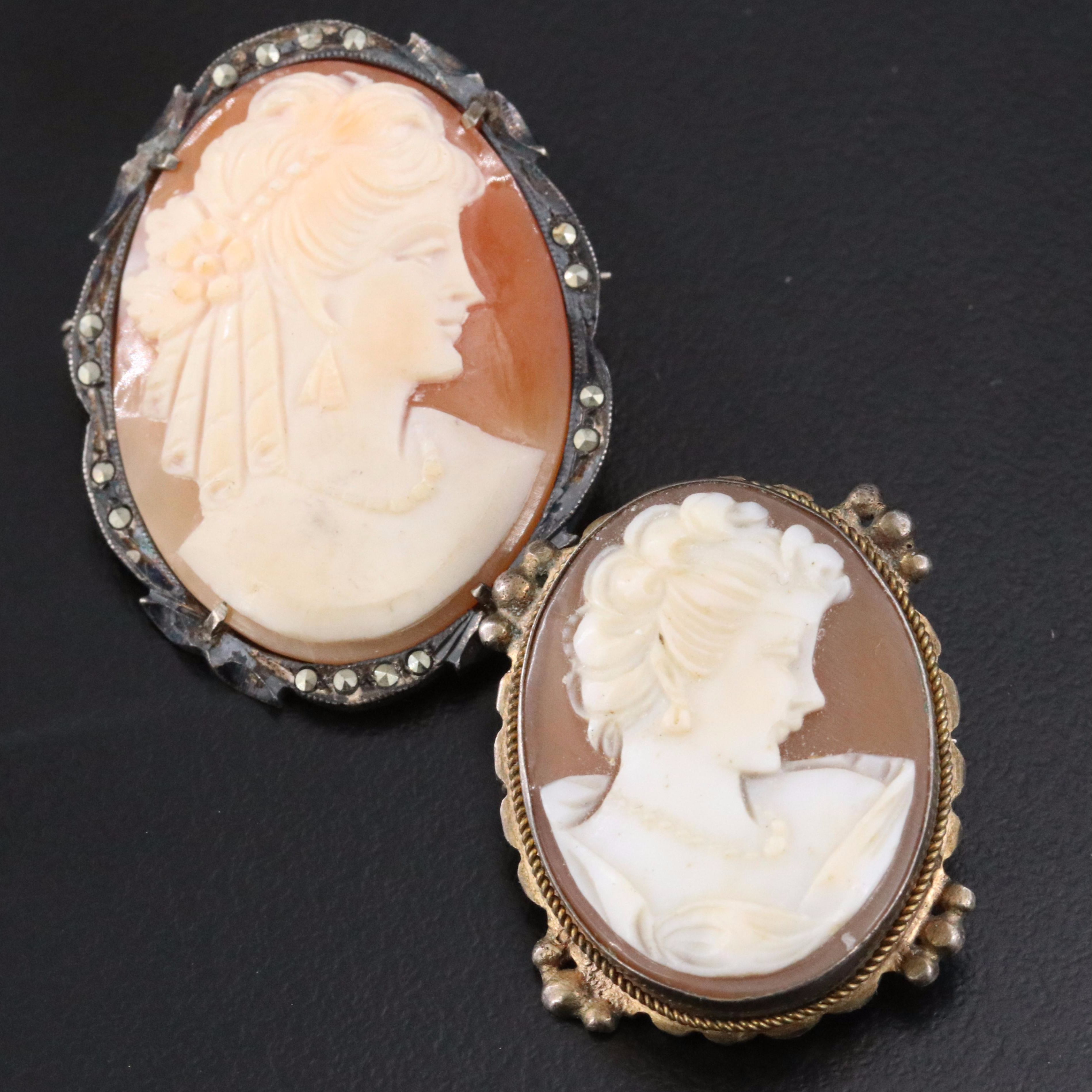 Loose and Mounted Shell Cameo Collection