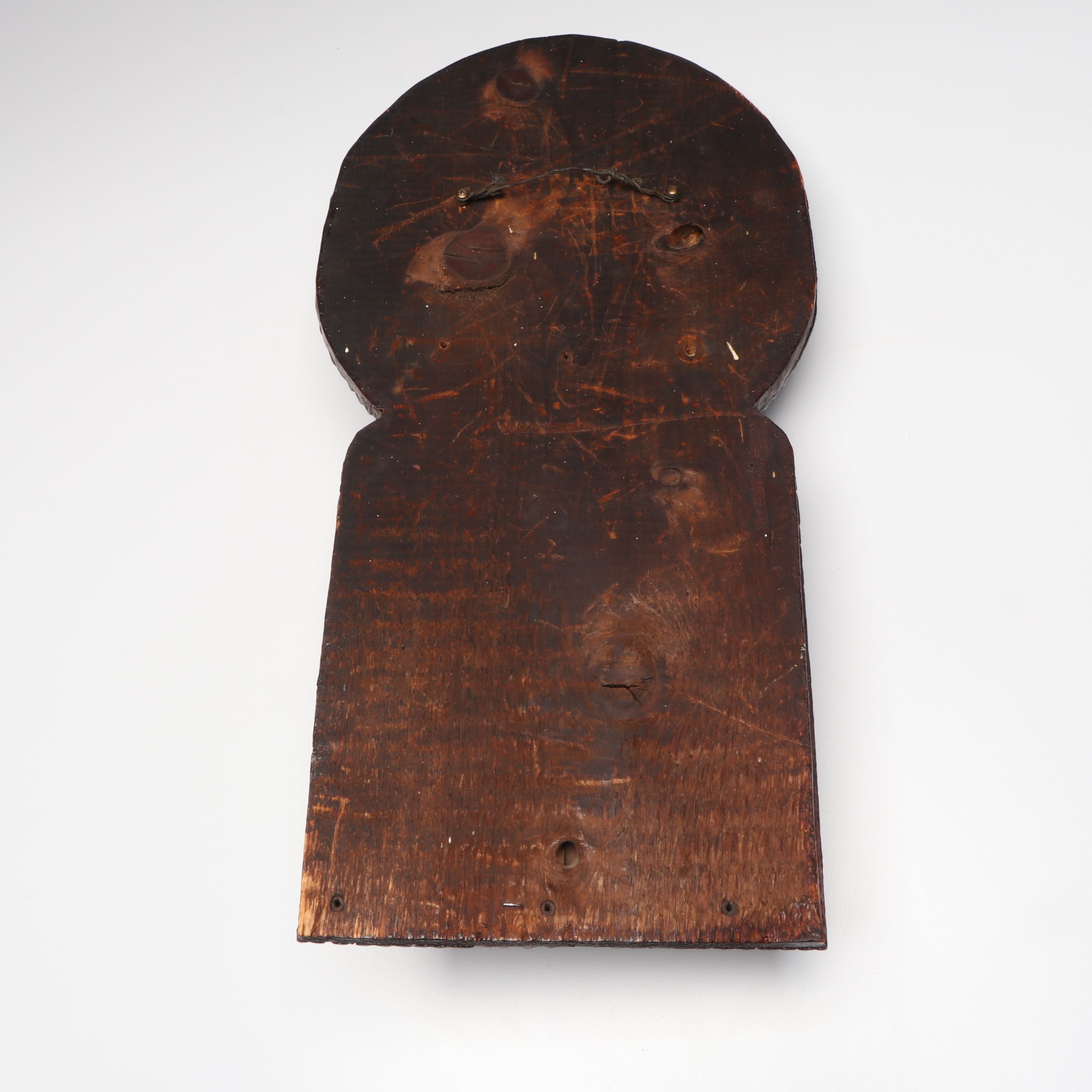 Chip-Carved Wooden Tramp Art Frame with Antique Photograph