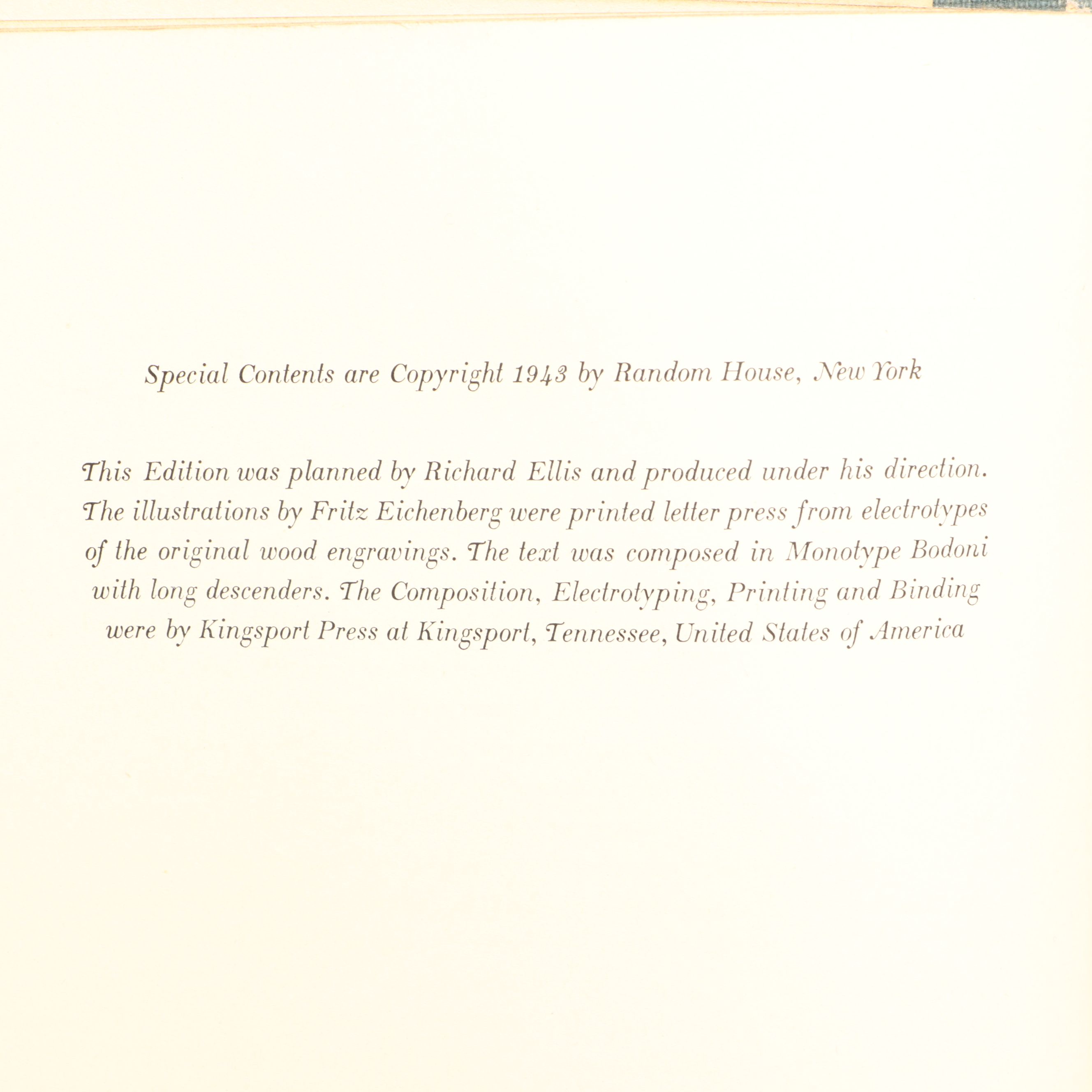 "Wuthering Heights" by Emily Brontë and "Jane Eyre" by Charlotte Brontë, 1943