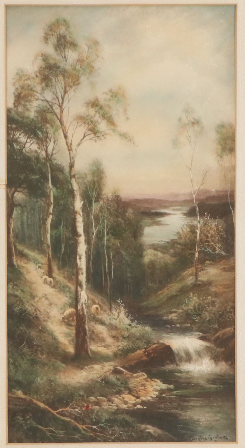 Etching with Aquatint à la Poupée After Douglas Graham "Silver Birches"