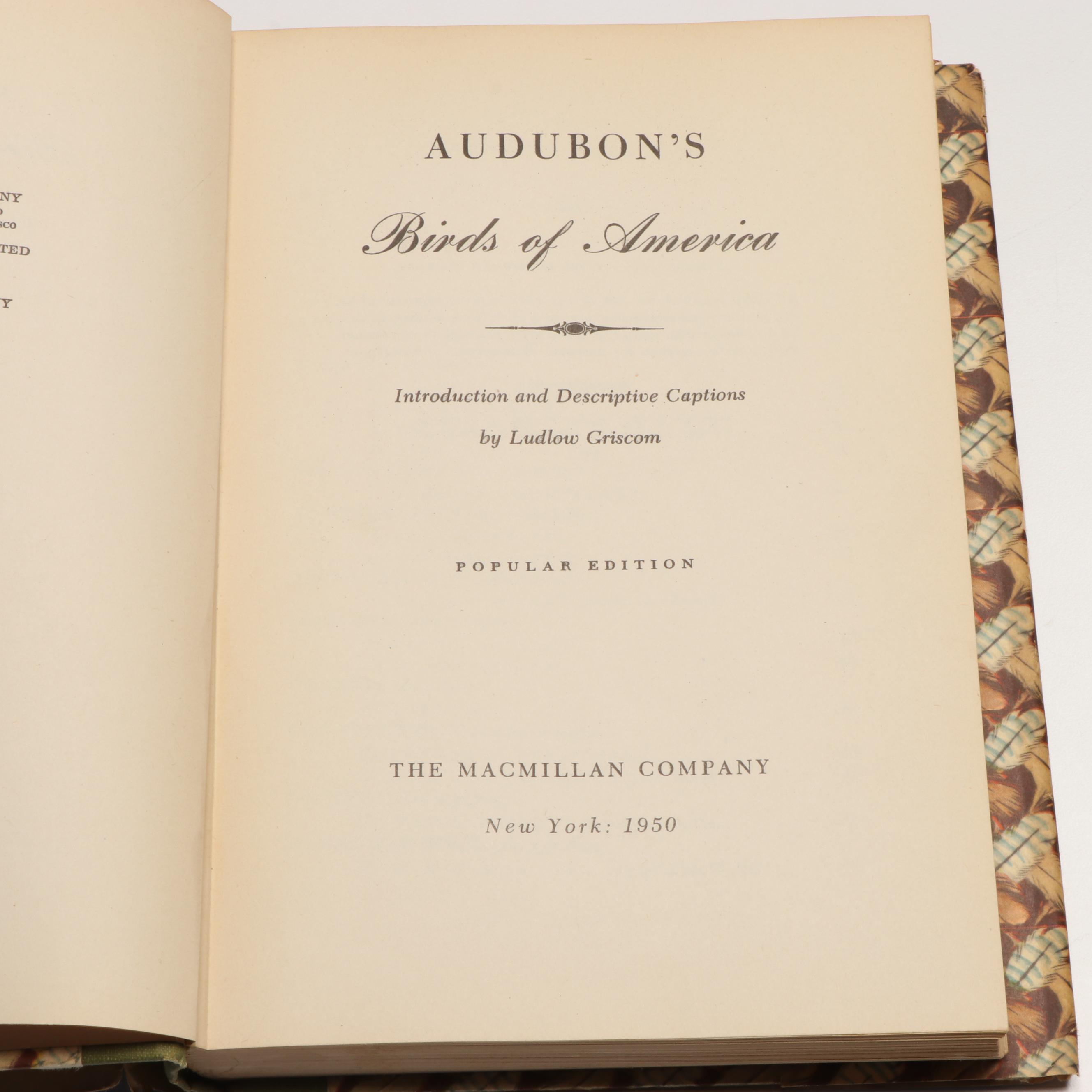 Popular Edition "Audubon's Birds of America" with "The Birds of Ohio" Set