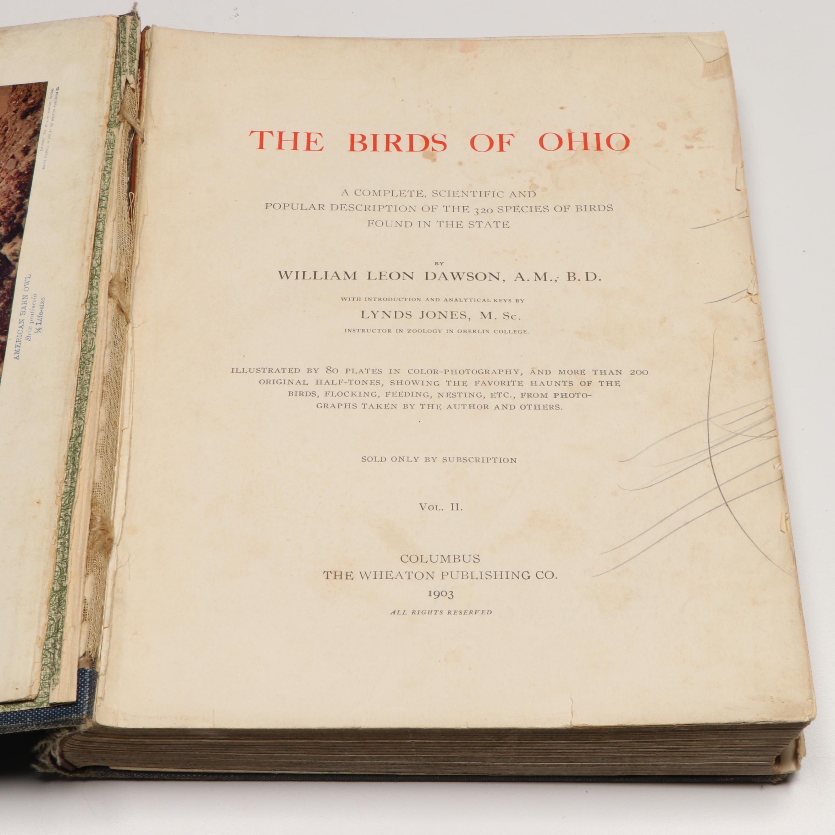 Popular Edition "Audubon's Birds of America" with "The Birds of Ohio" Set