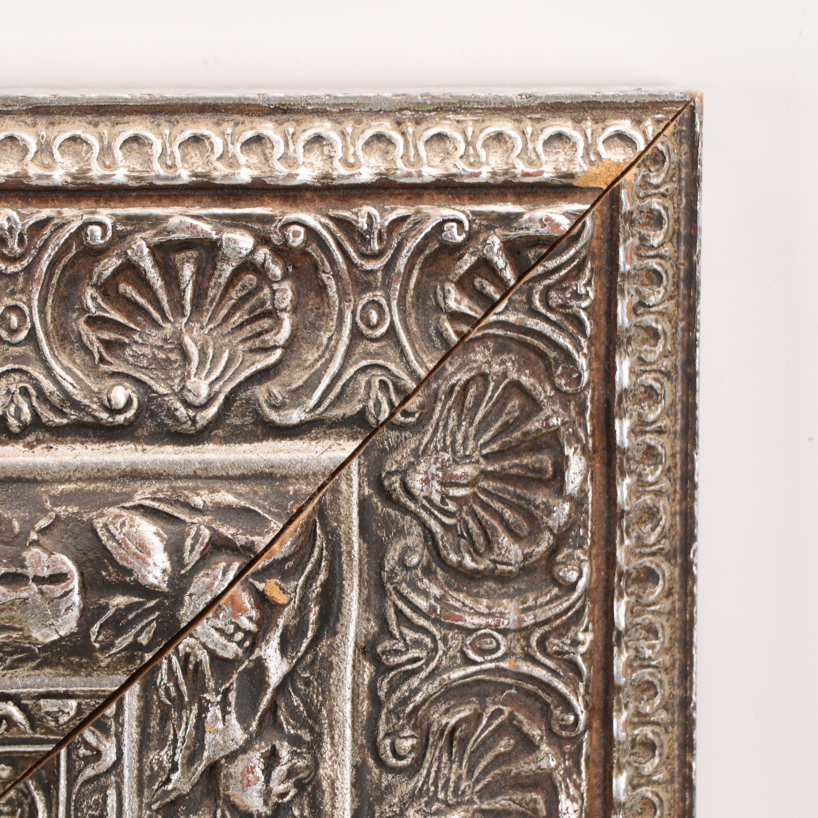 Black and White Photographic Print of Staircase in the Woods