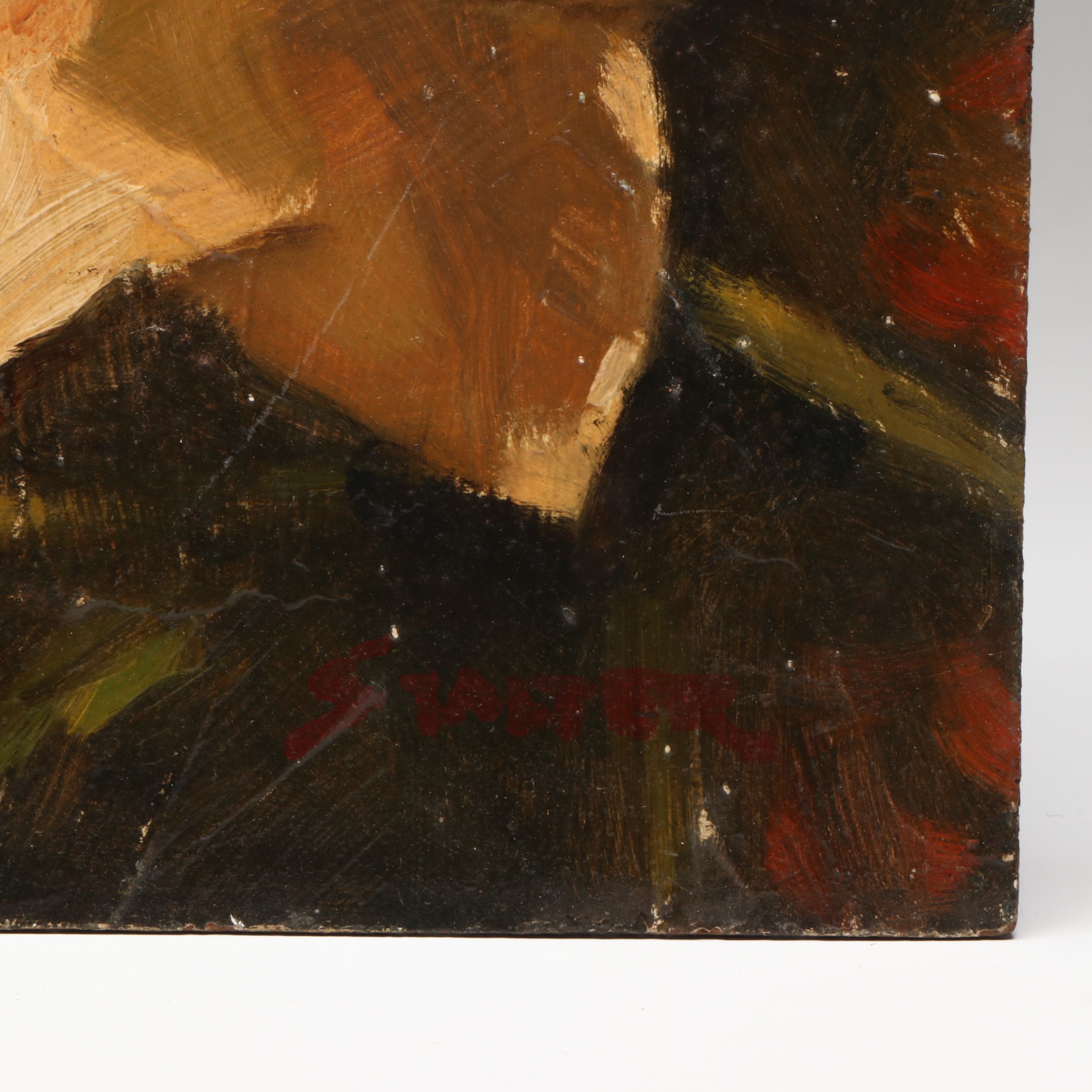 Richard Stalter Still Life Oil Painting of Daffodils