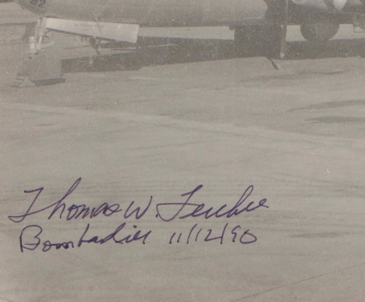 Paul Tibbets, Thomas Ferebee and Theodore Van Kirk Signed Enola Gay Photograph