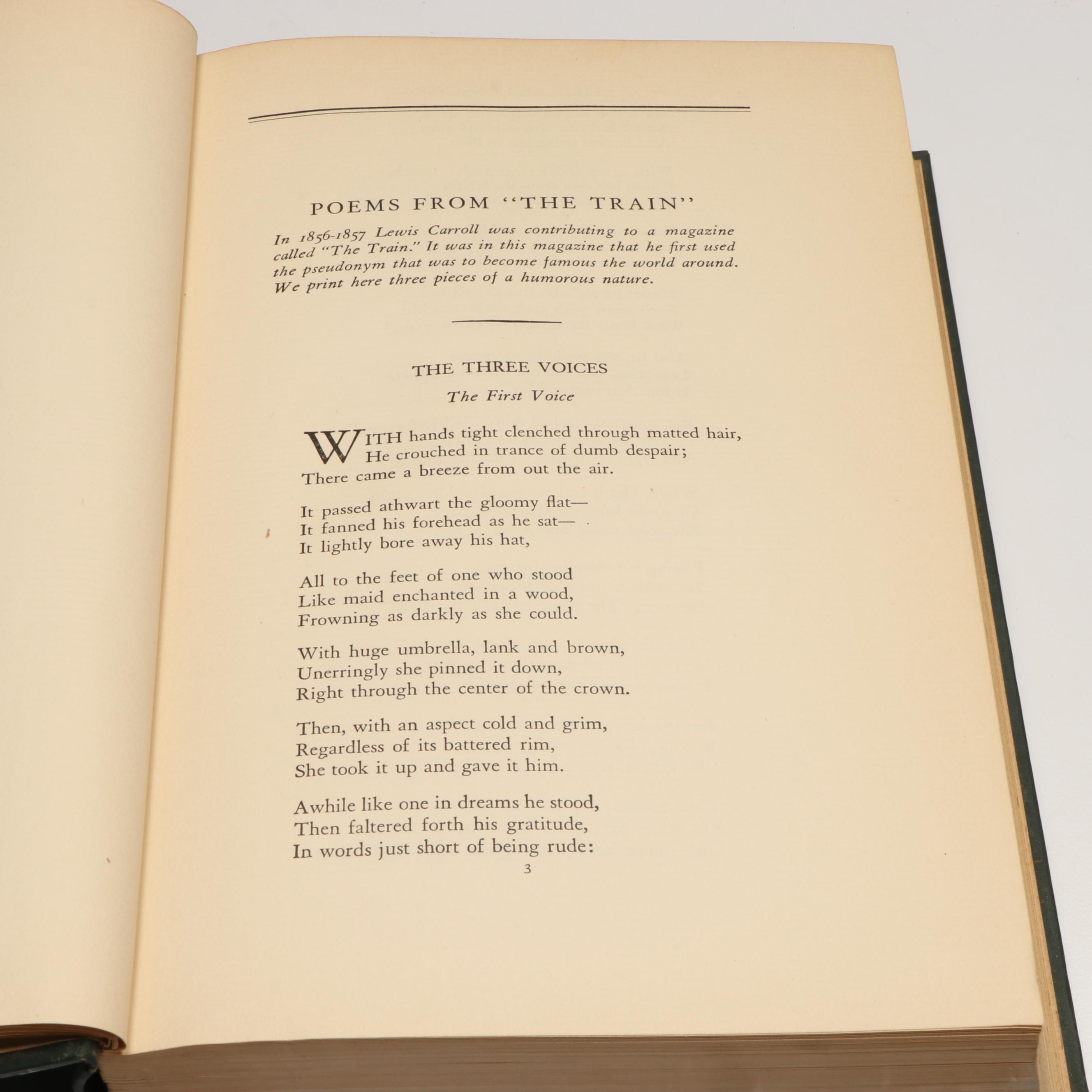 First Trade Edition "Logical Nonsense: The Works of Lewis Carroll" and More