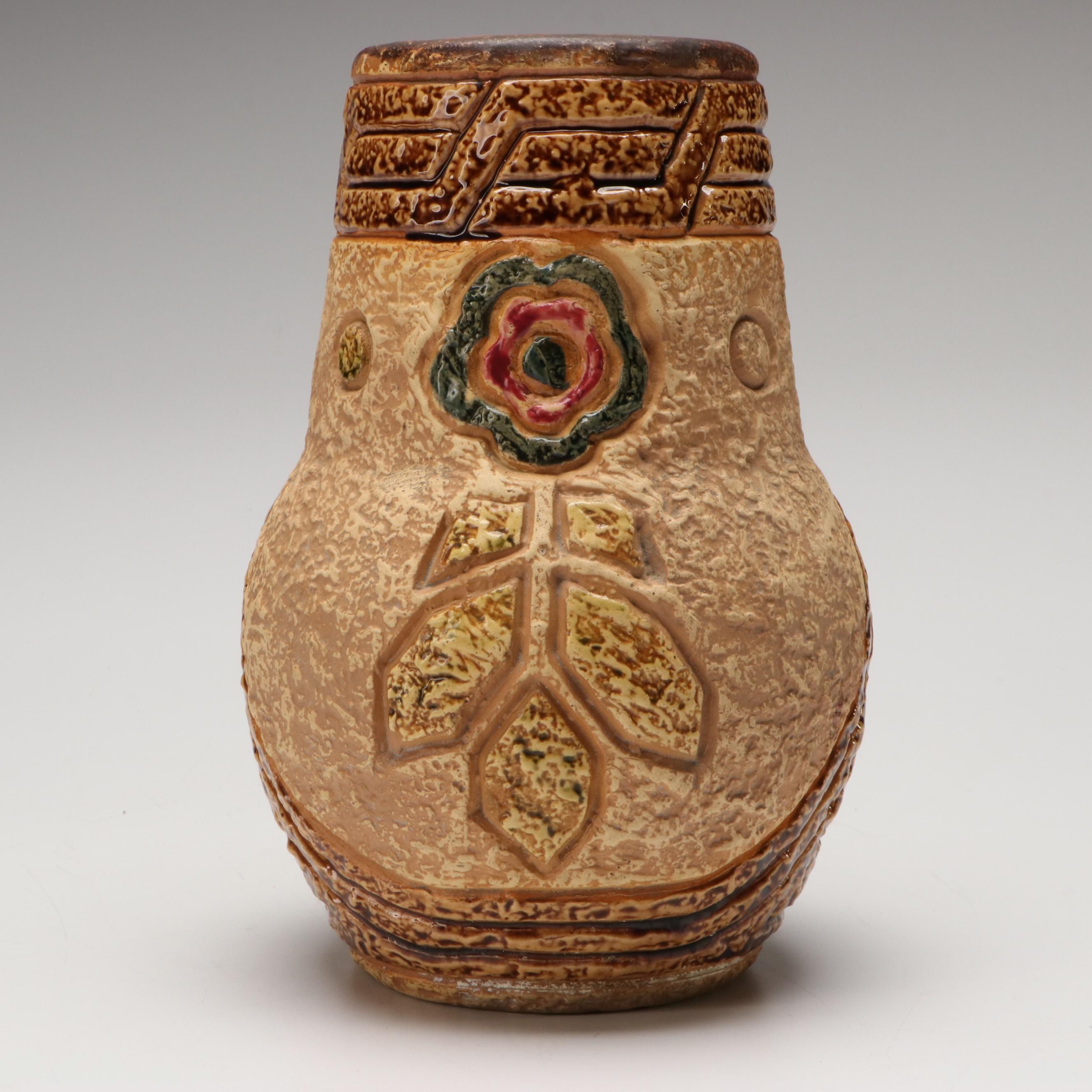 Roseville Pottery "Mostique" Ceramic Vase, 1910s