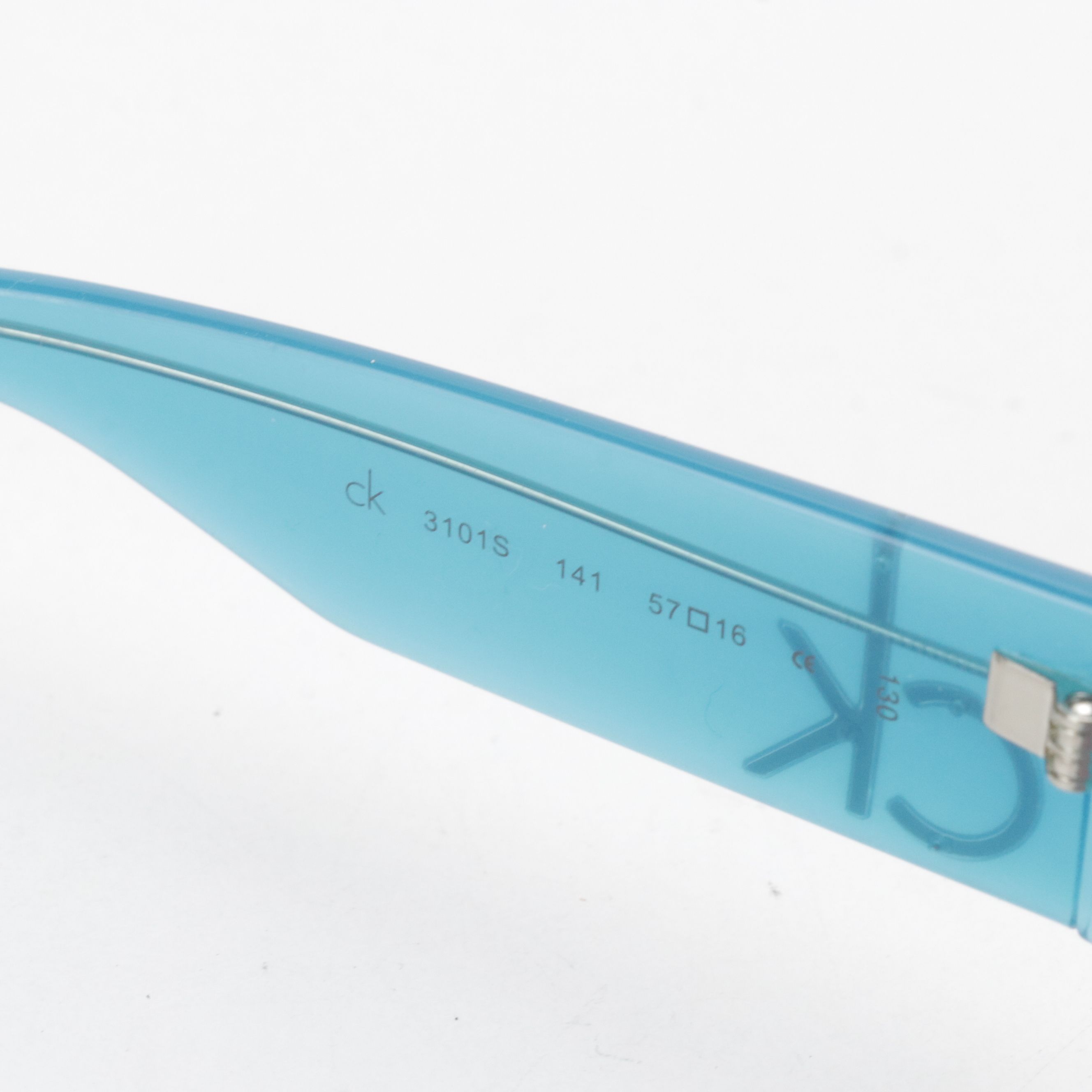 Calvin Klein CK 3101 S141 Blue Oval Sunglasses