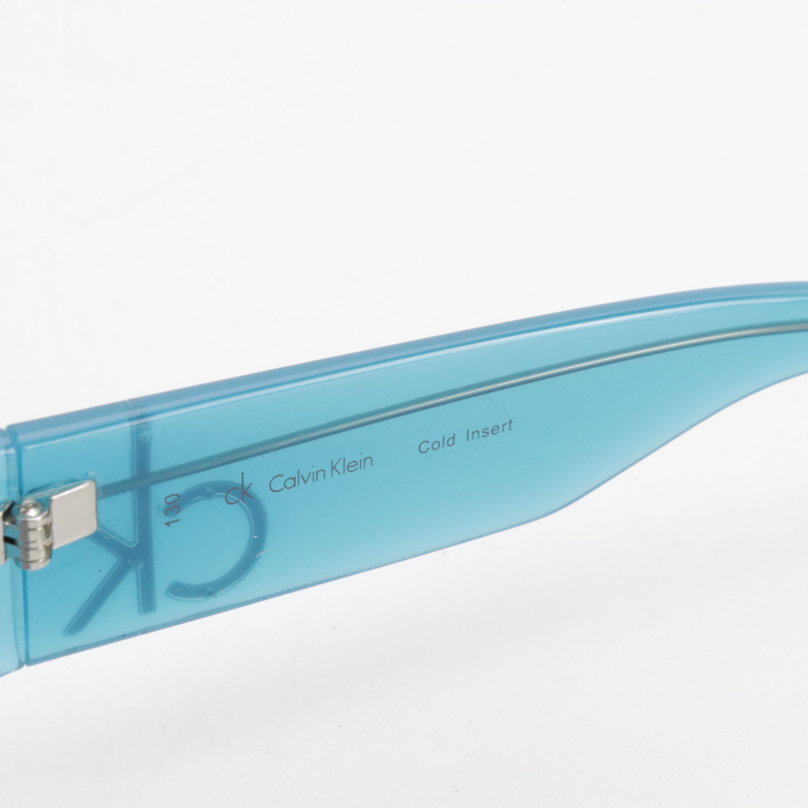 Calvin Klein CK 3101 S141 Blue Oval Sunglasses