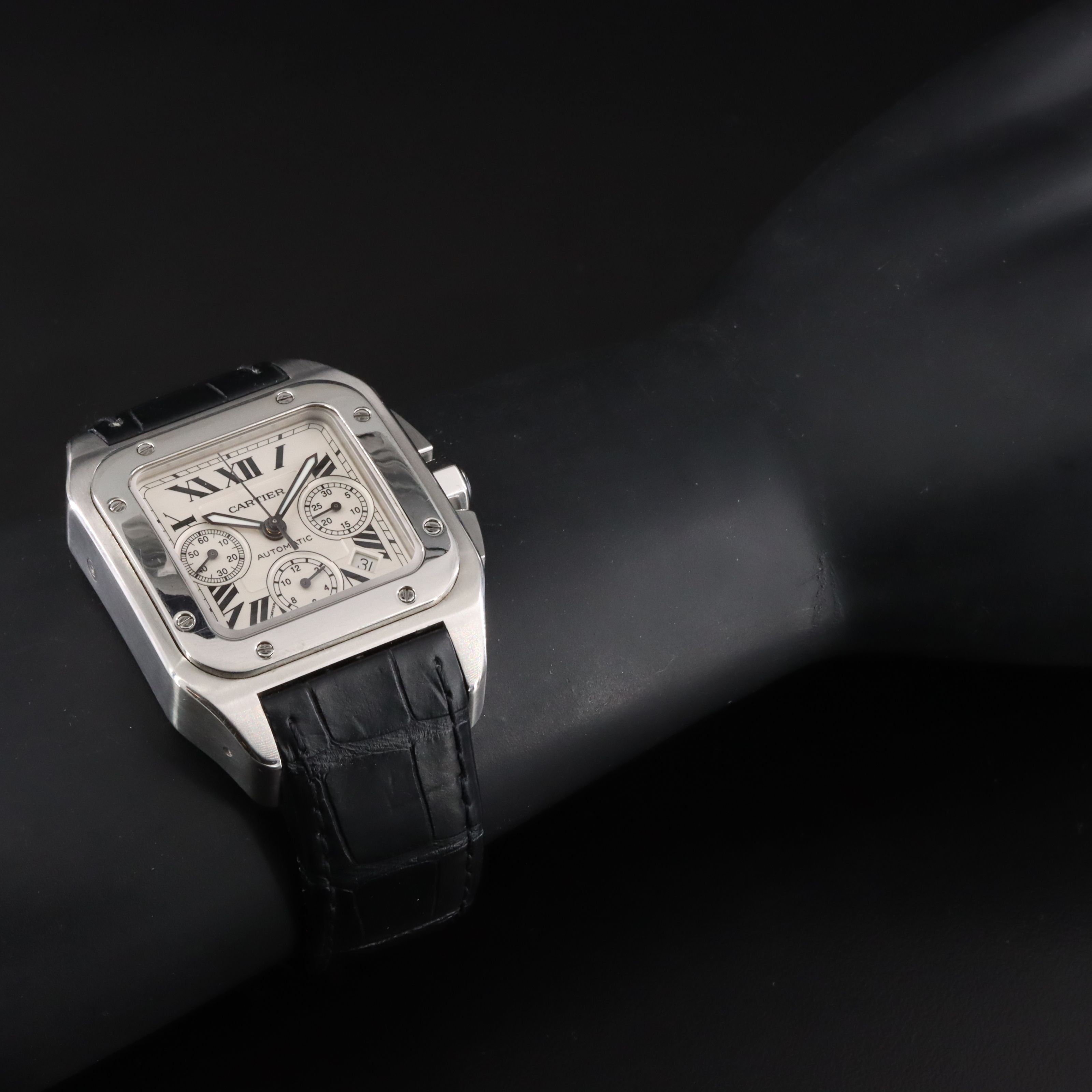 Cartier Santos 100 XL Chronograph Watch