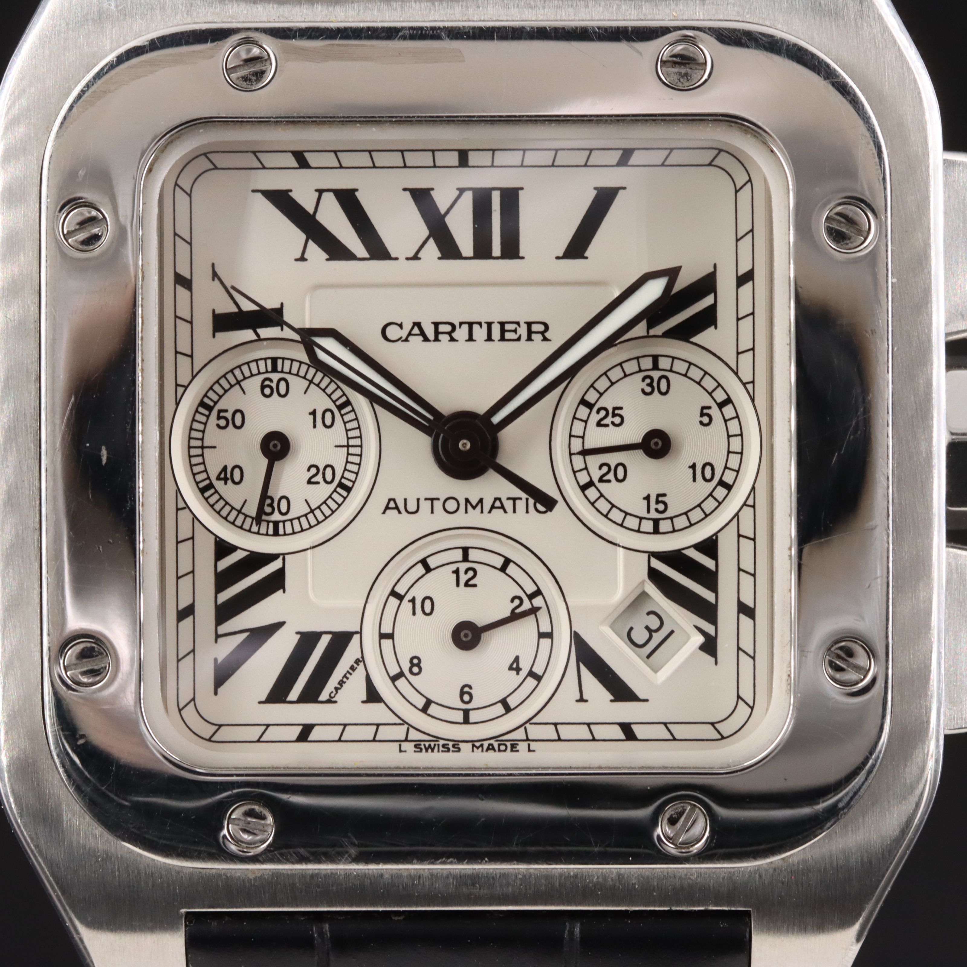 Cartier Santos 100 XL Chronograph Watch