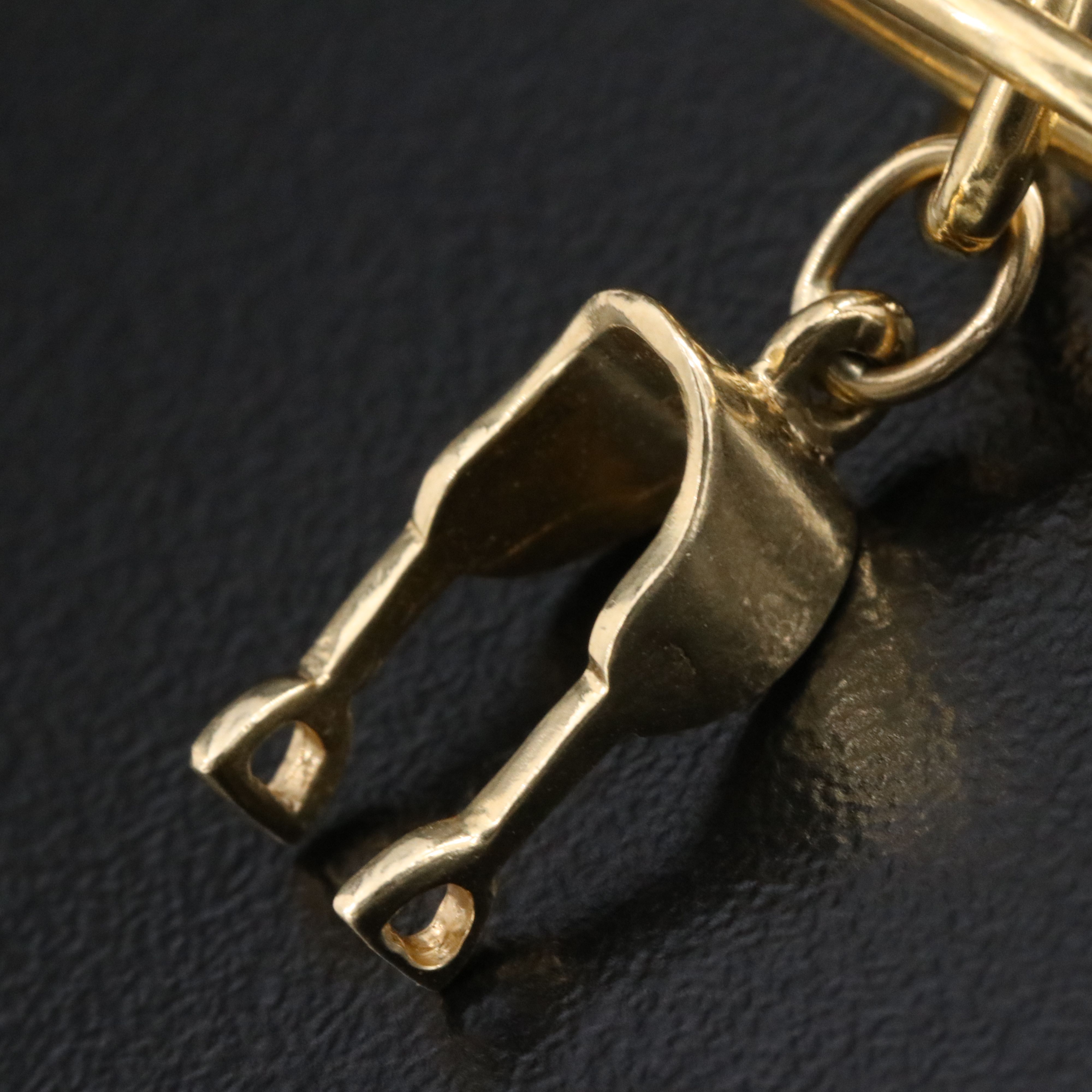 Tiffany & Co. 18K Oval Link Bracelet with Equestrian Themed Charms