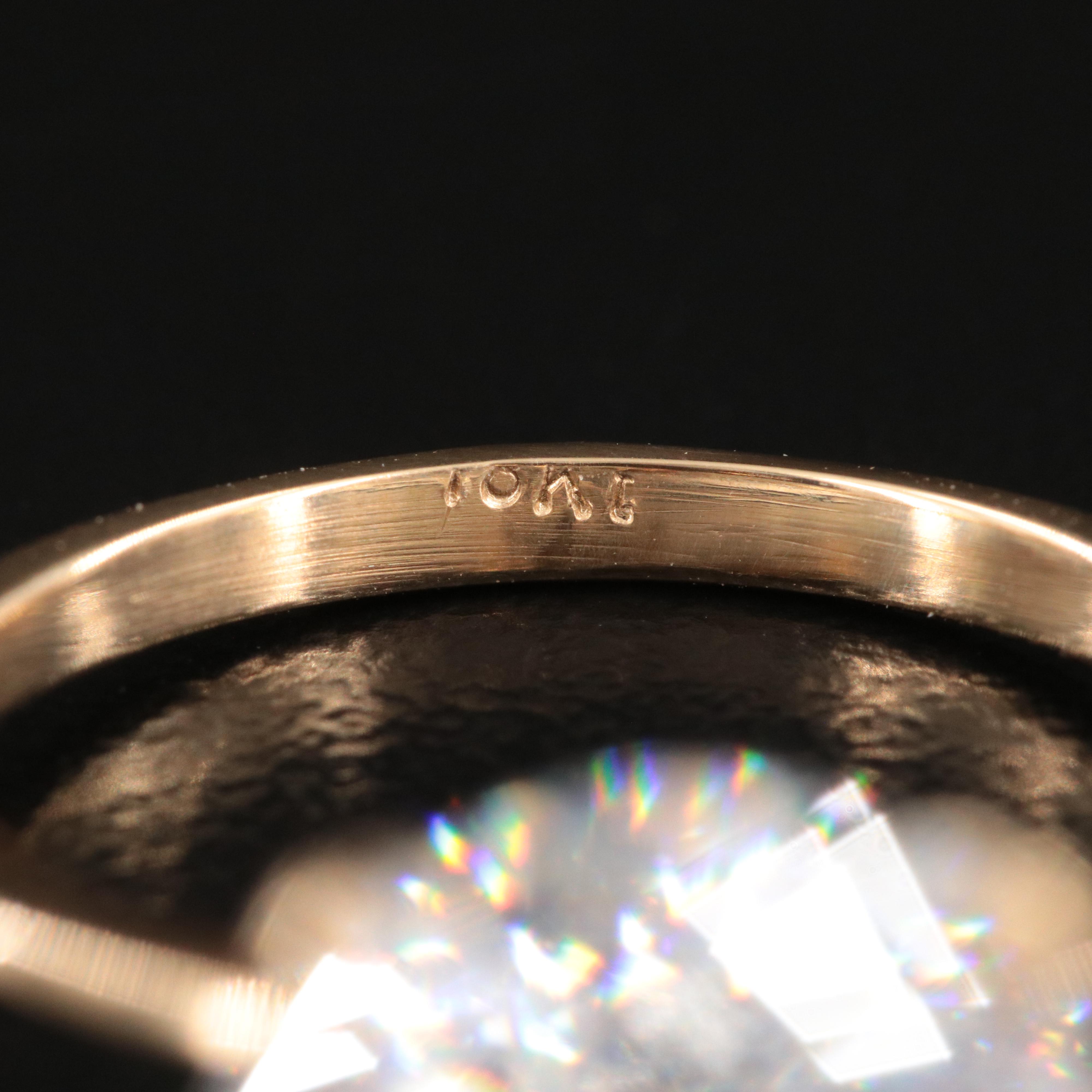 18K 5.07 CT Lab Grown Diamond Solitaire Ring with IGI Report