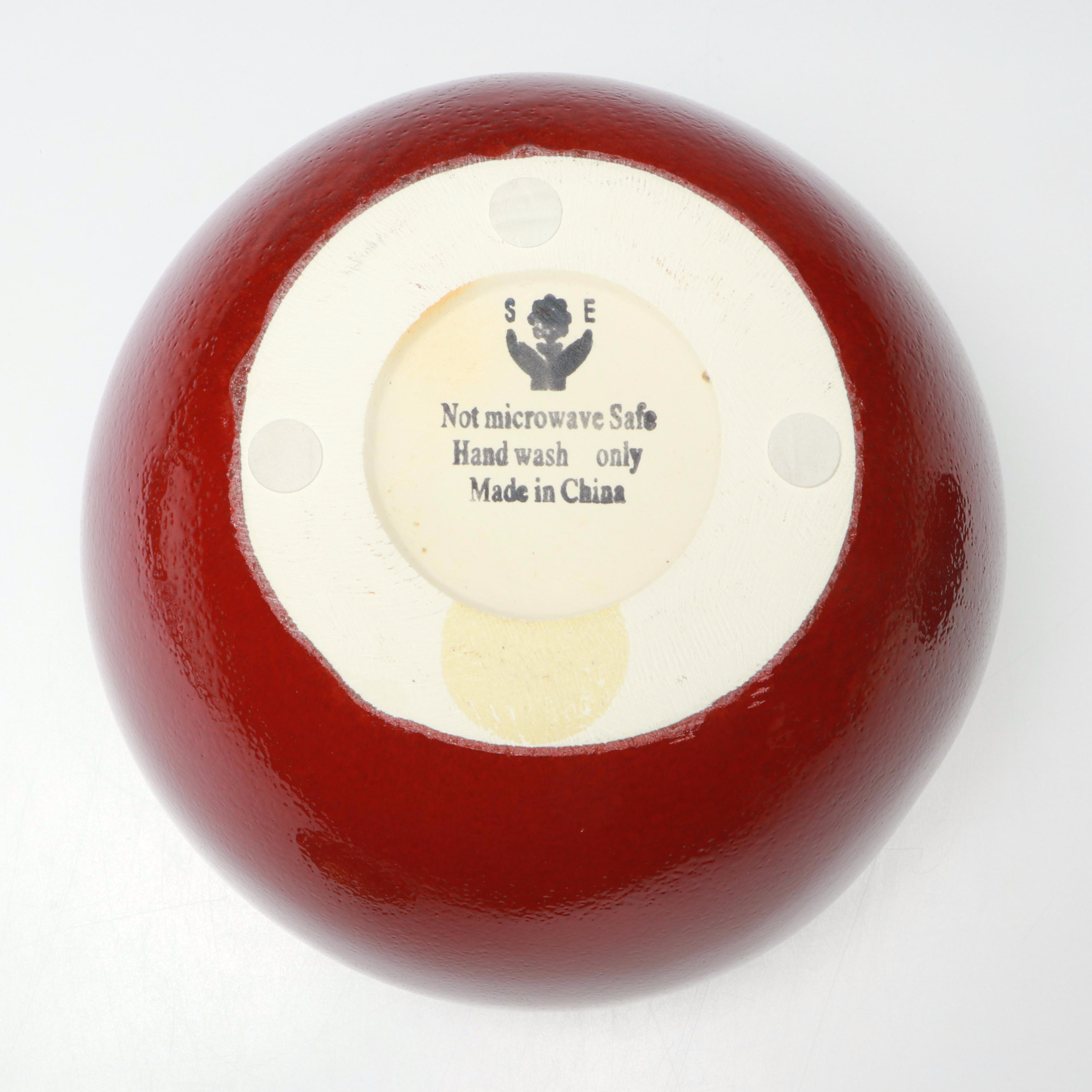 Chinese Metal Handle Bronzed Drip Glaze Melon Jar with Fitted Base