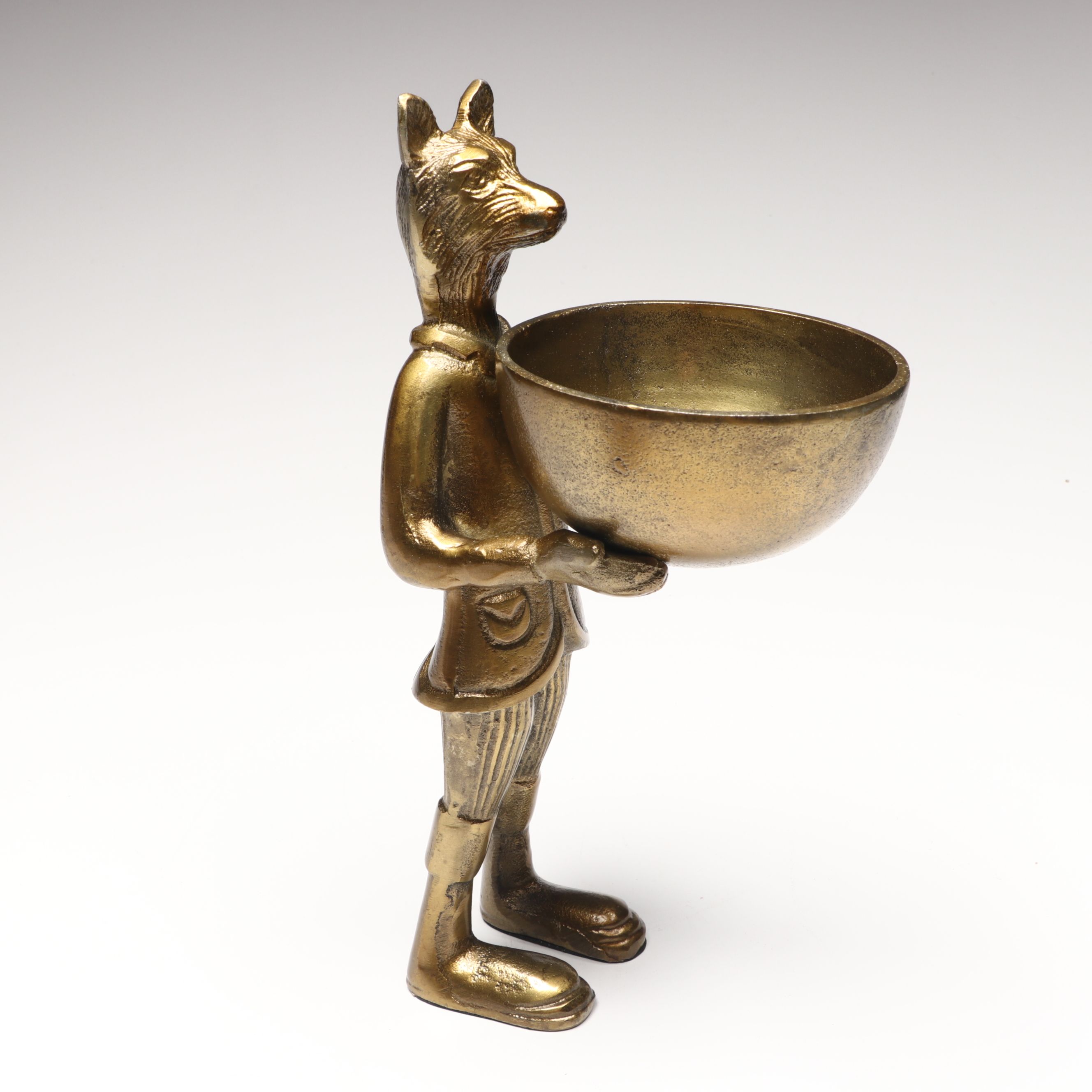 Eric and Eloise Brass "Eloise the Fox" Bowl