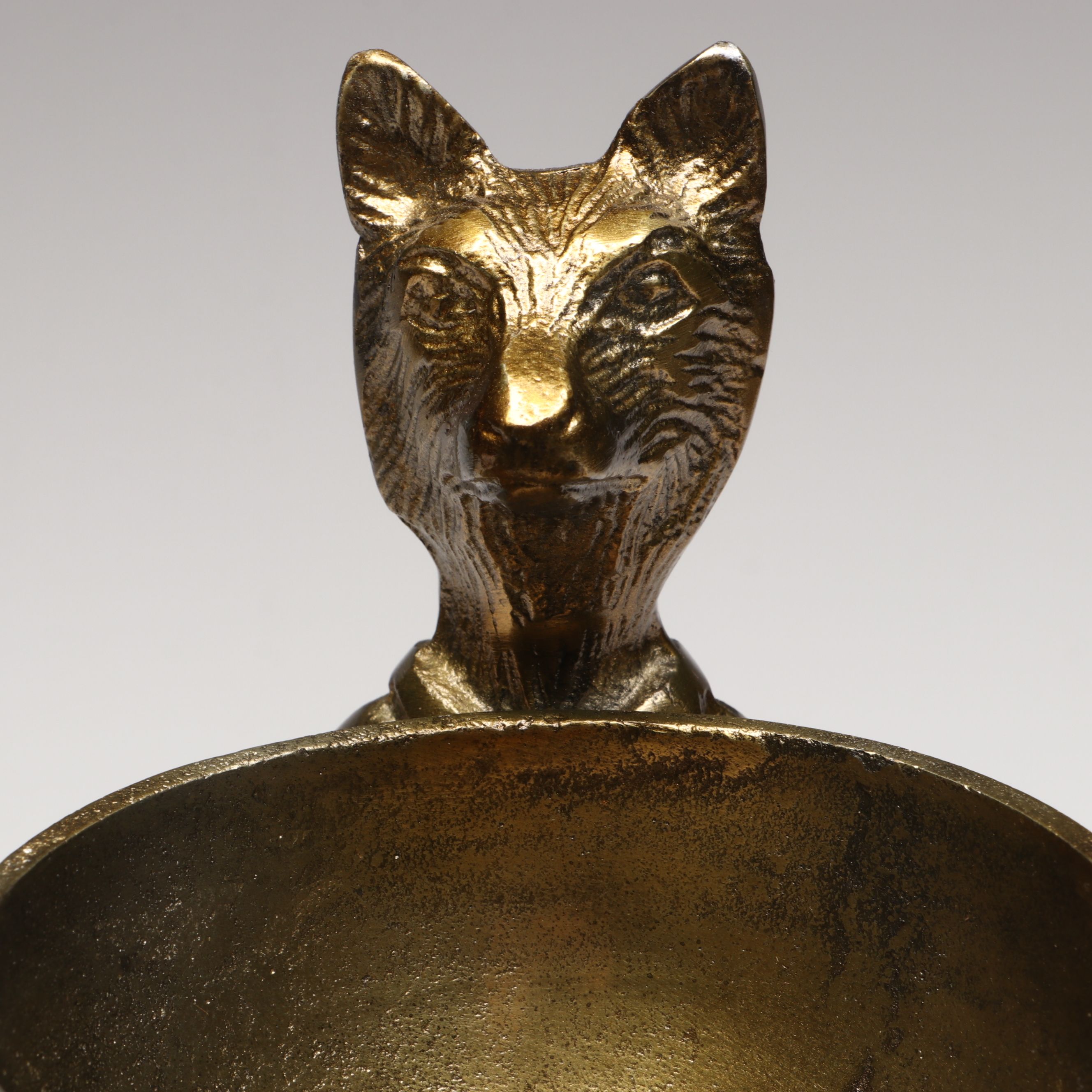 Eric and Eloise Brass "Eloise the Fox" Bowl