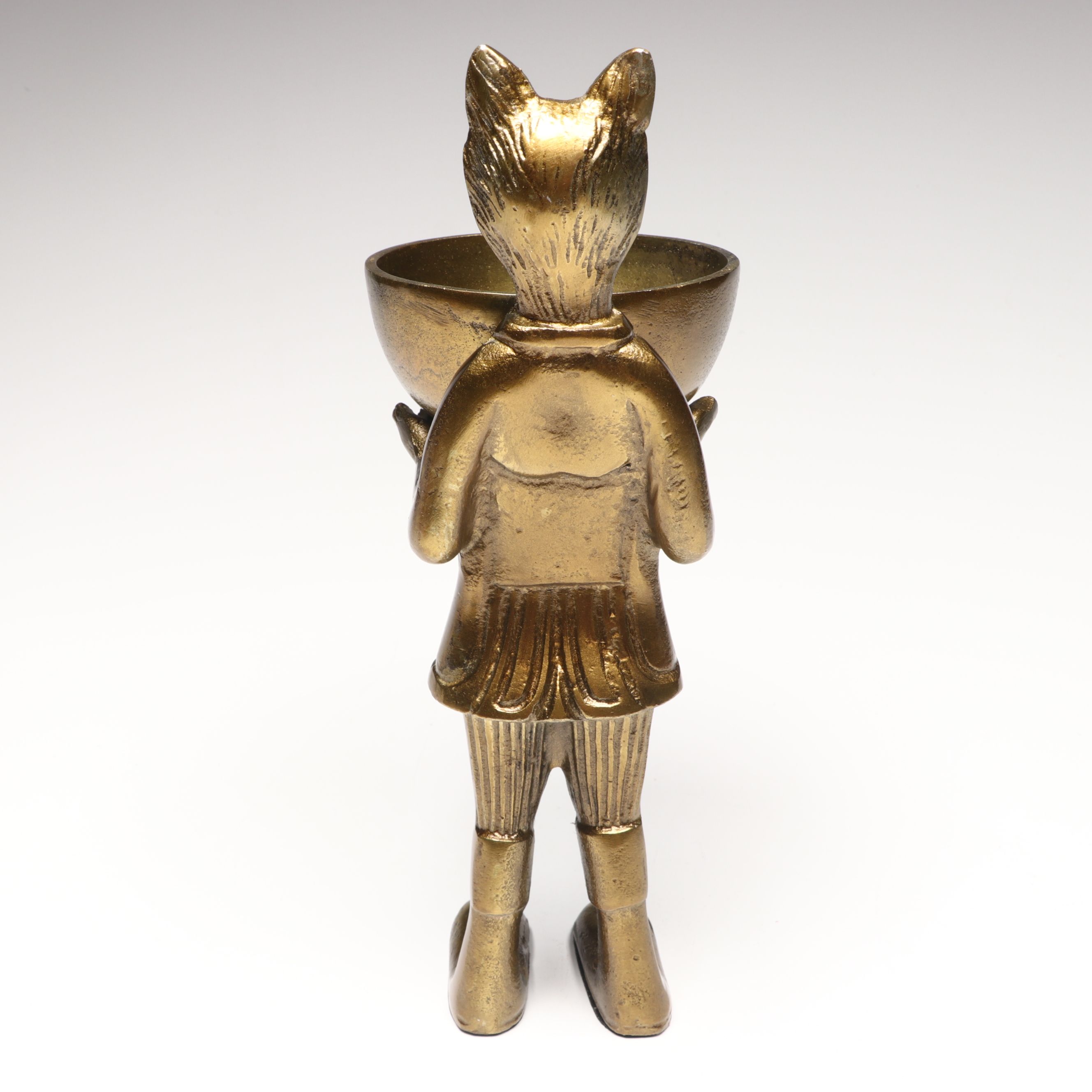 Eric and Eloise Brass "Eloise the Fox" Bowl