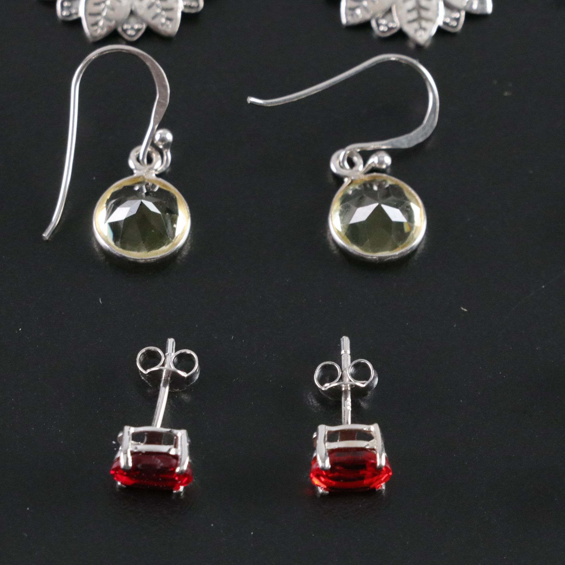 14 Assorted Sterling Earrings and Necklaces