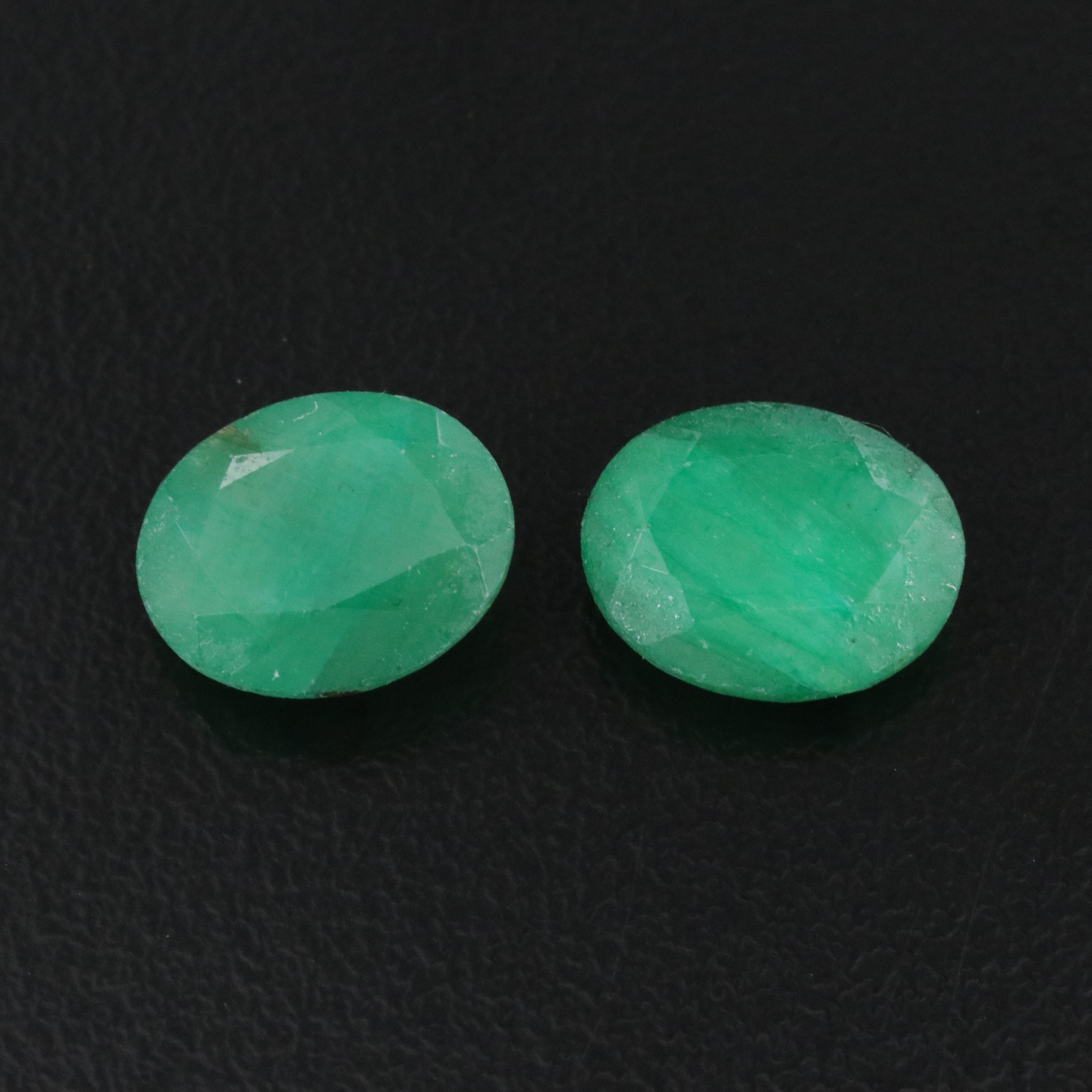Loose 9.17 CTW Corundum Pair