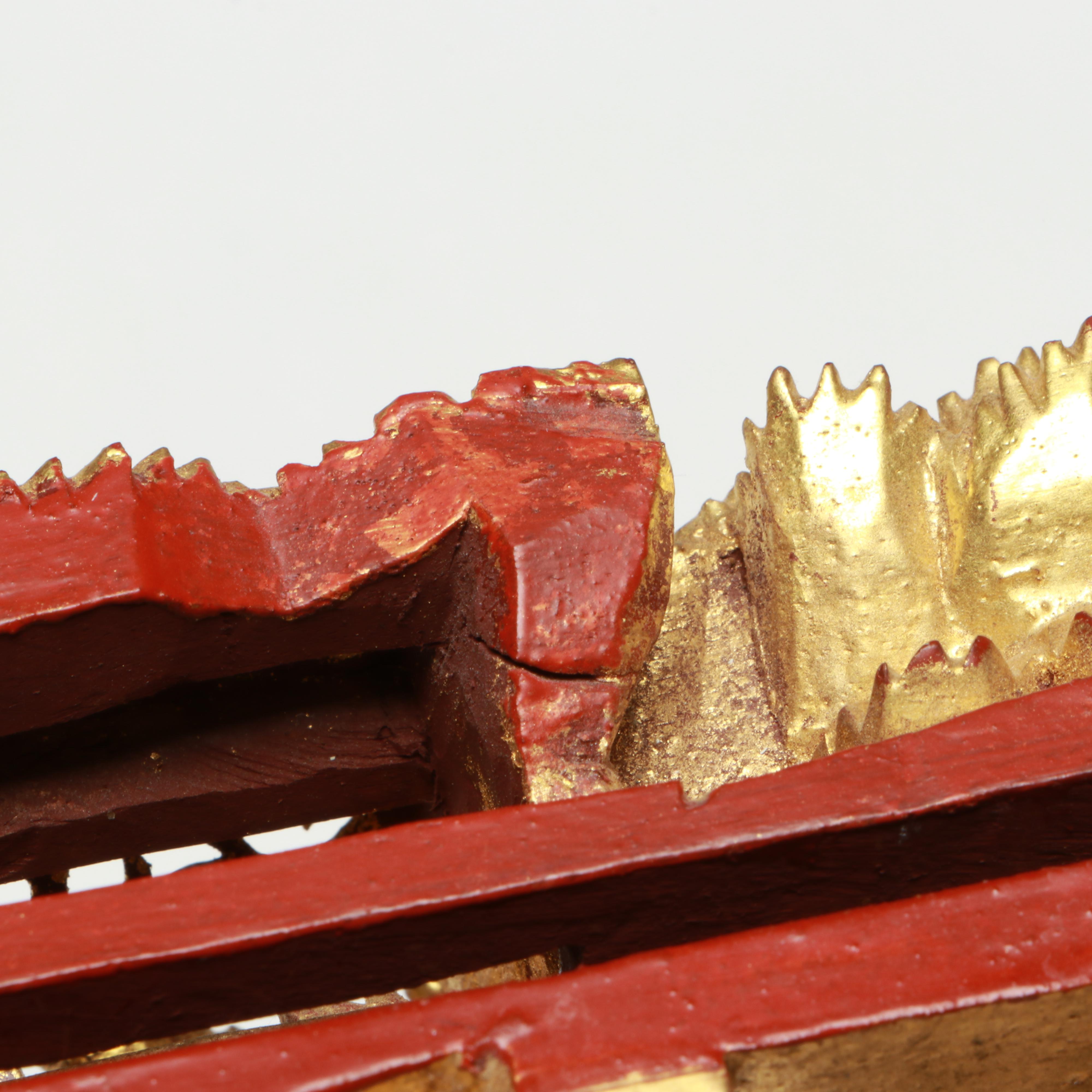 Chinese Chaozhou Hand-Carved Gilt Wood Plaques