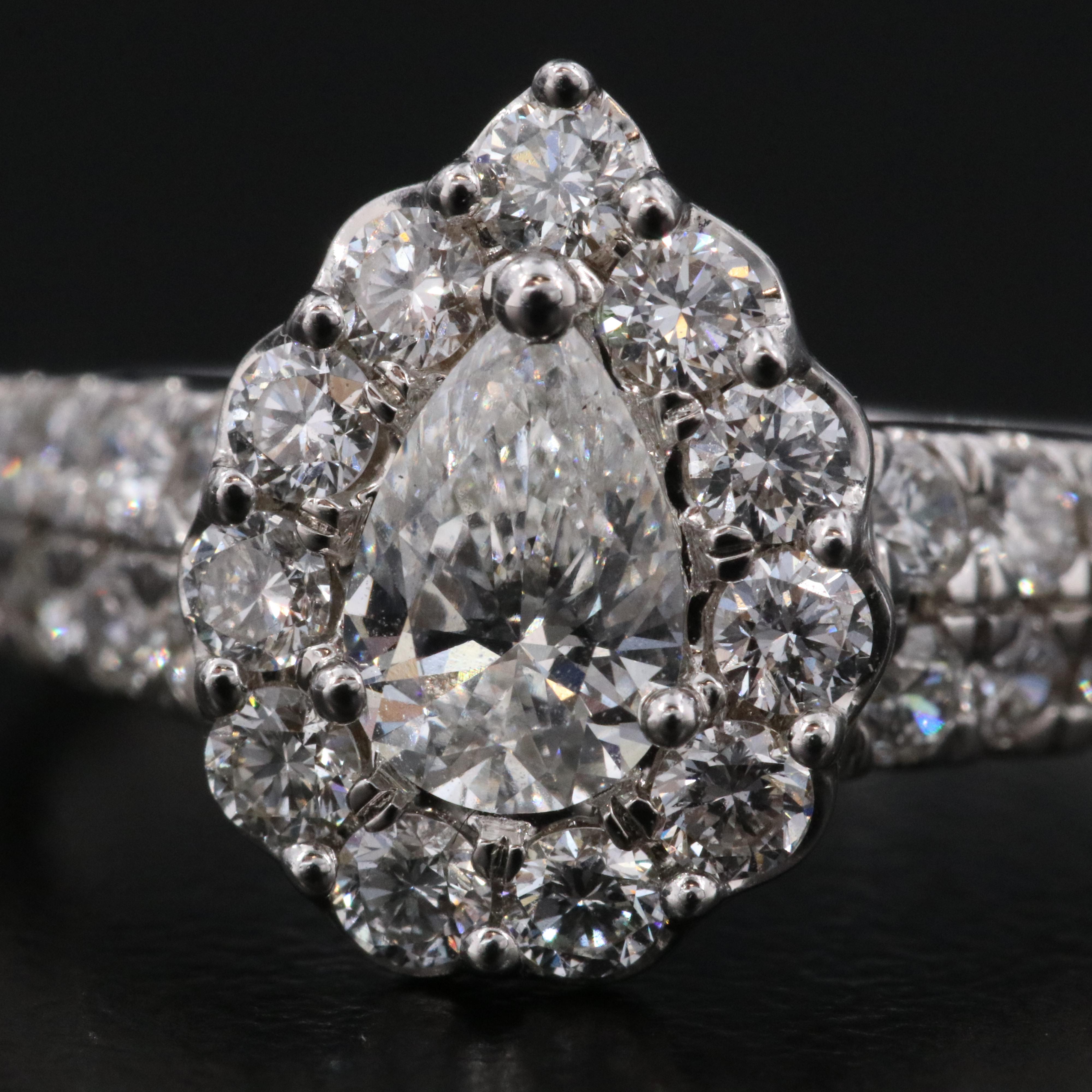 14K 1.67 CTW Lab Grown Diamond Ring with Online IGI Report