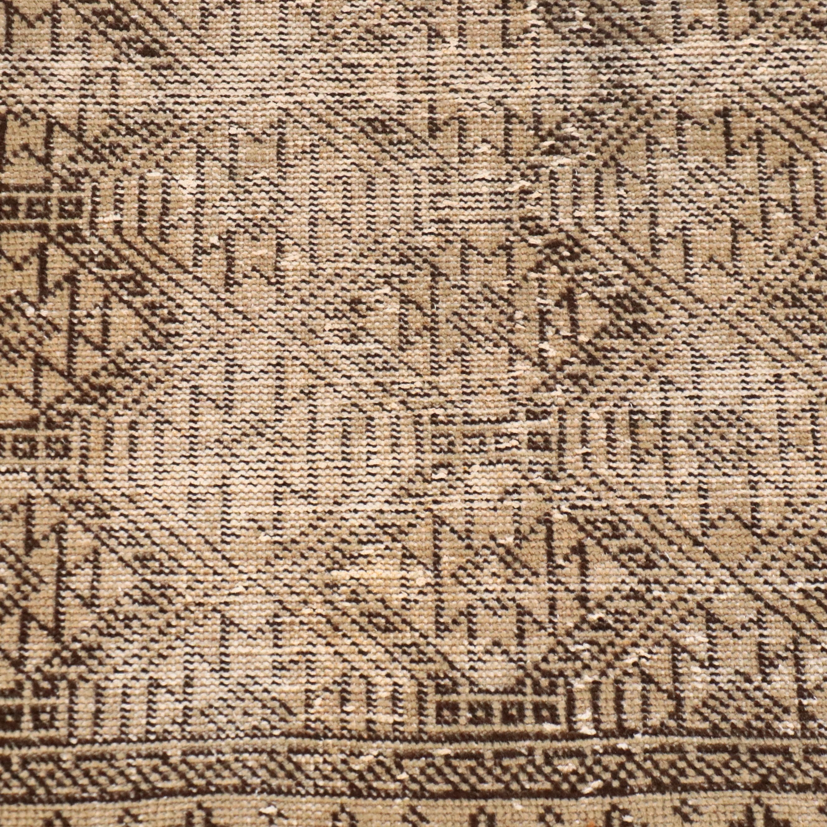 3'11 x 6'8 Hand-Knotted Turkish Village Area Rug