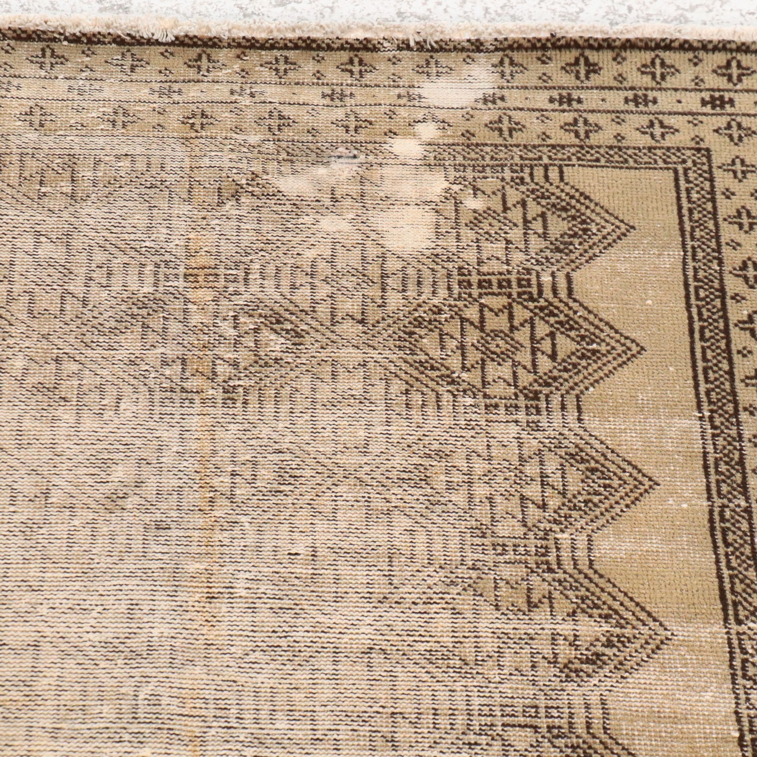 3'11 x 6'8 Hand-Knotted Turkish Village Area Rug