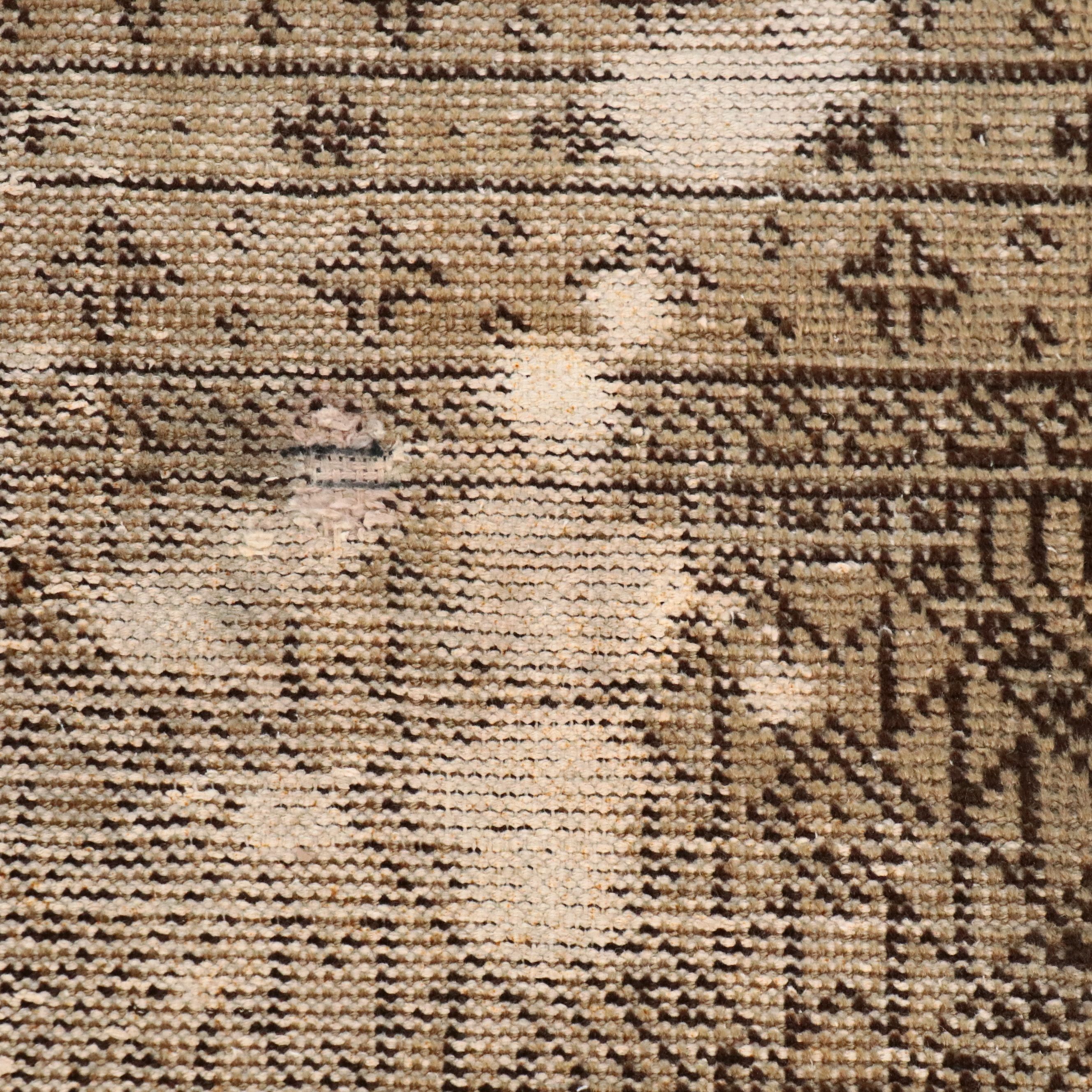 3'11 x 6'8 Hand-Knotted Turkish Village Area Rug