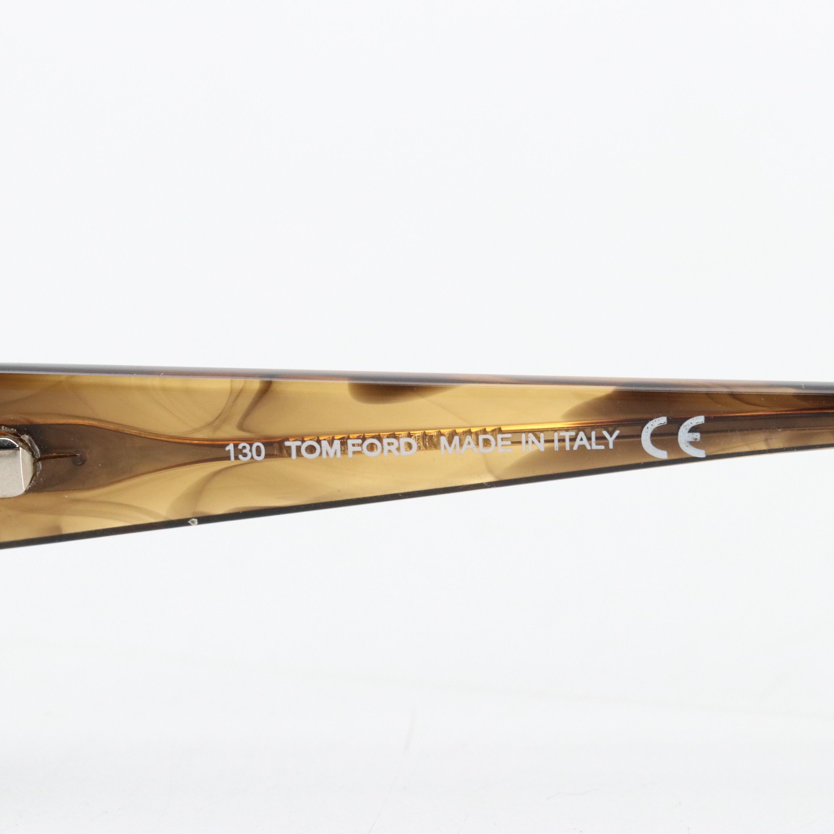 Tom Ford TF5075 U45 Honey Brown Oval Eyeglasses