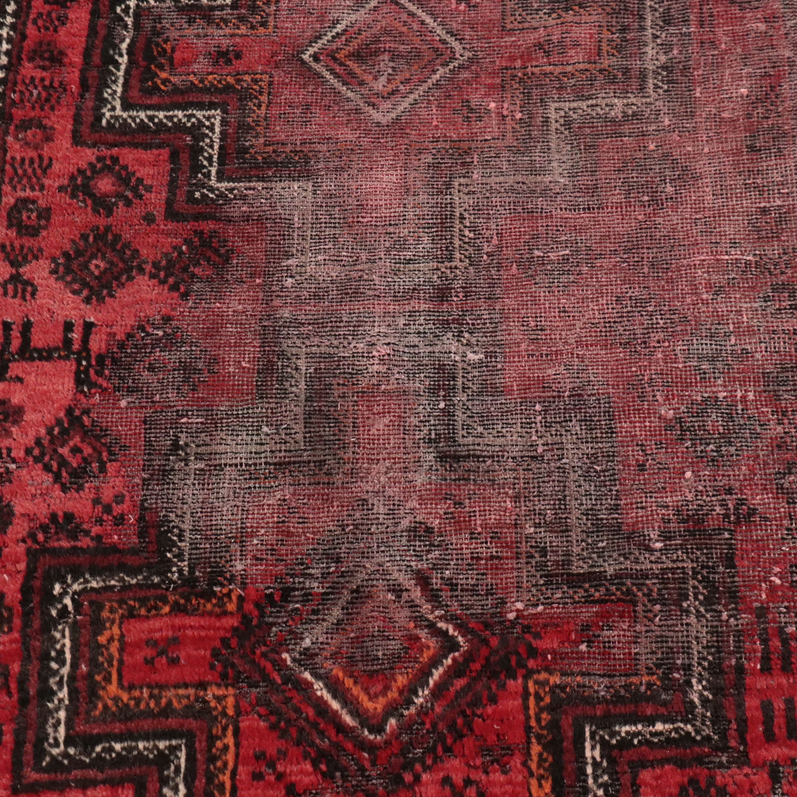 3'2 x 6'6 Hand-Knotted Persian Meshkin Area Rug