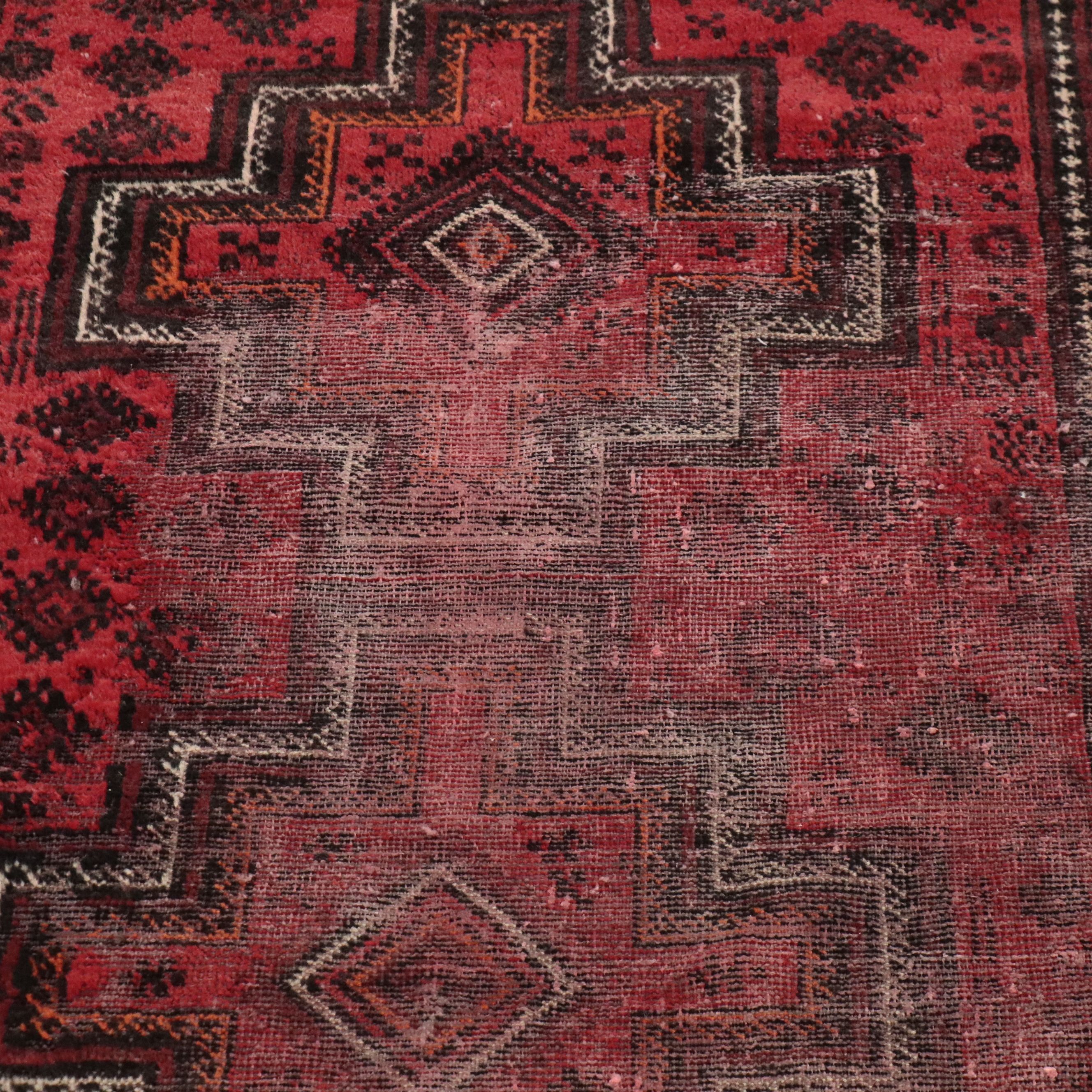 3'2 x 6'6 Hand-Knotted Persian Meshkin Area Rug