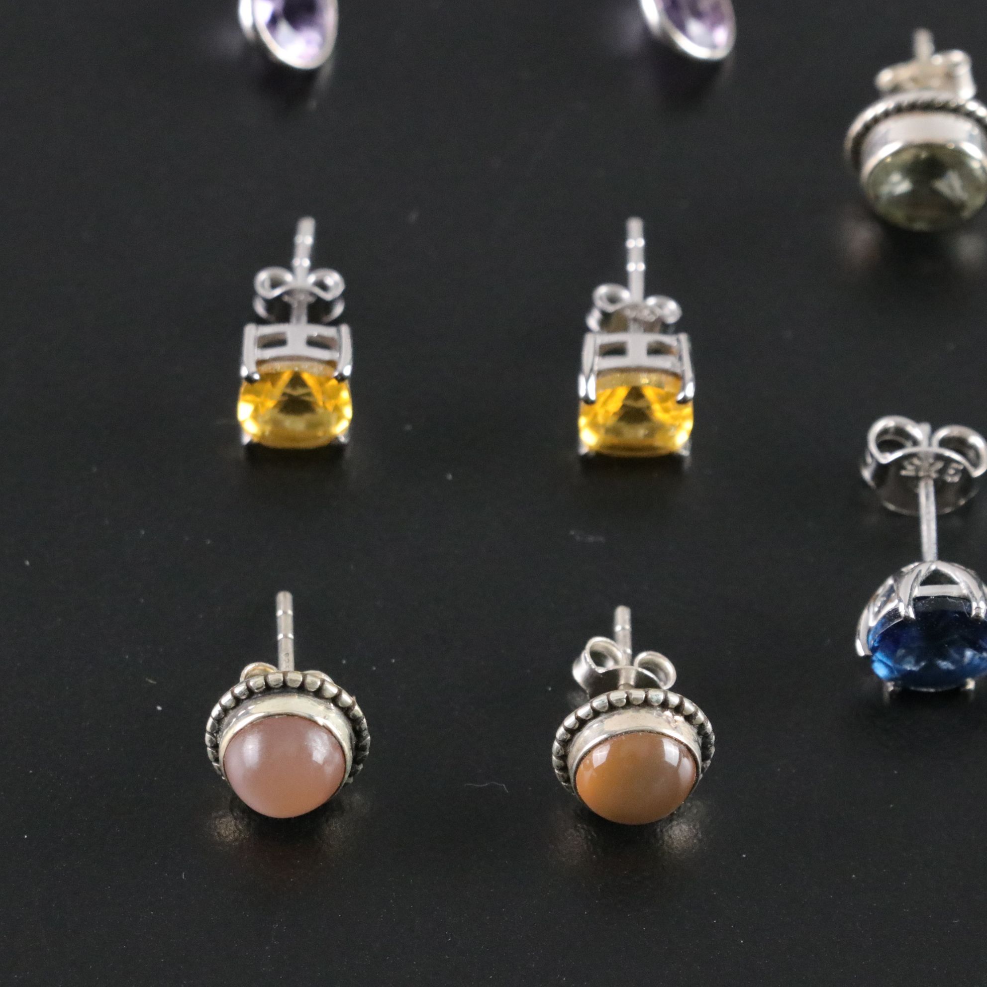 14 Assorted Sterling Silver Earrings