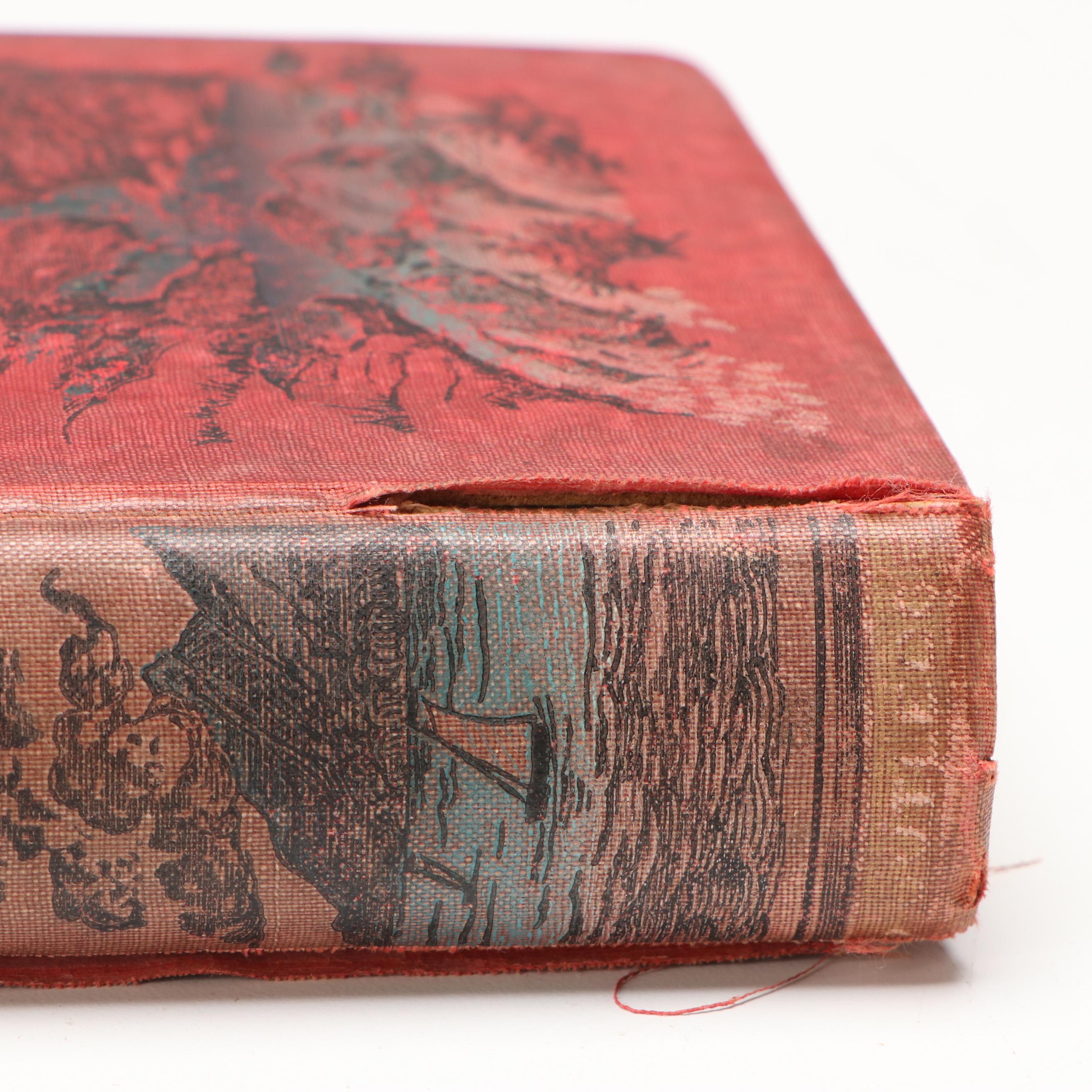 Illustrated "The Life and Adventures of Robinson Crusoe" by Daniel Defoe