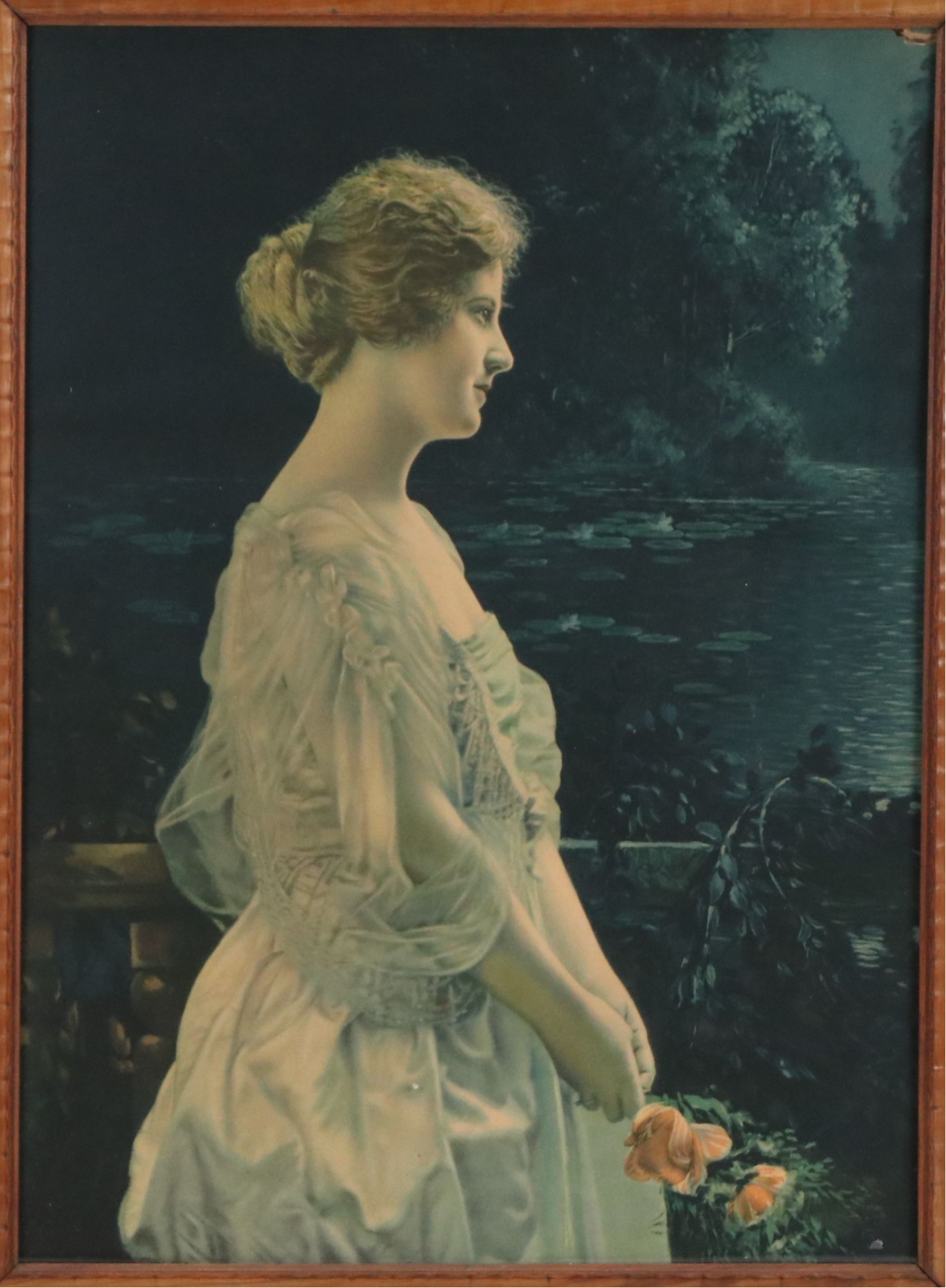 Advertisement Calendar Rotogravure "Moonlight Memories"