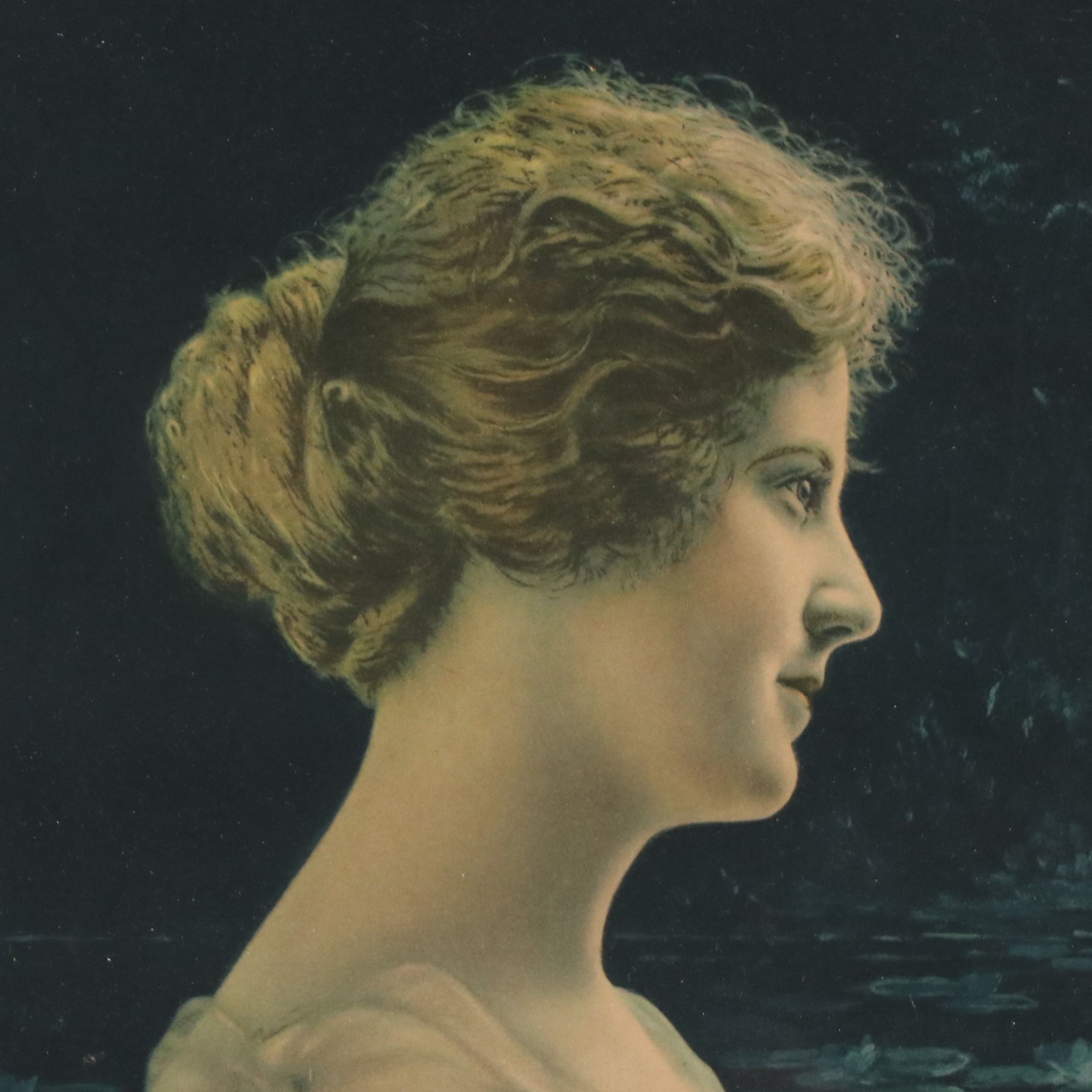 Advertisement Calendar Rotogravure "Moonlight Memories"