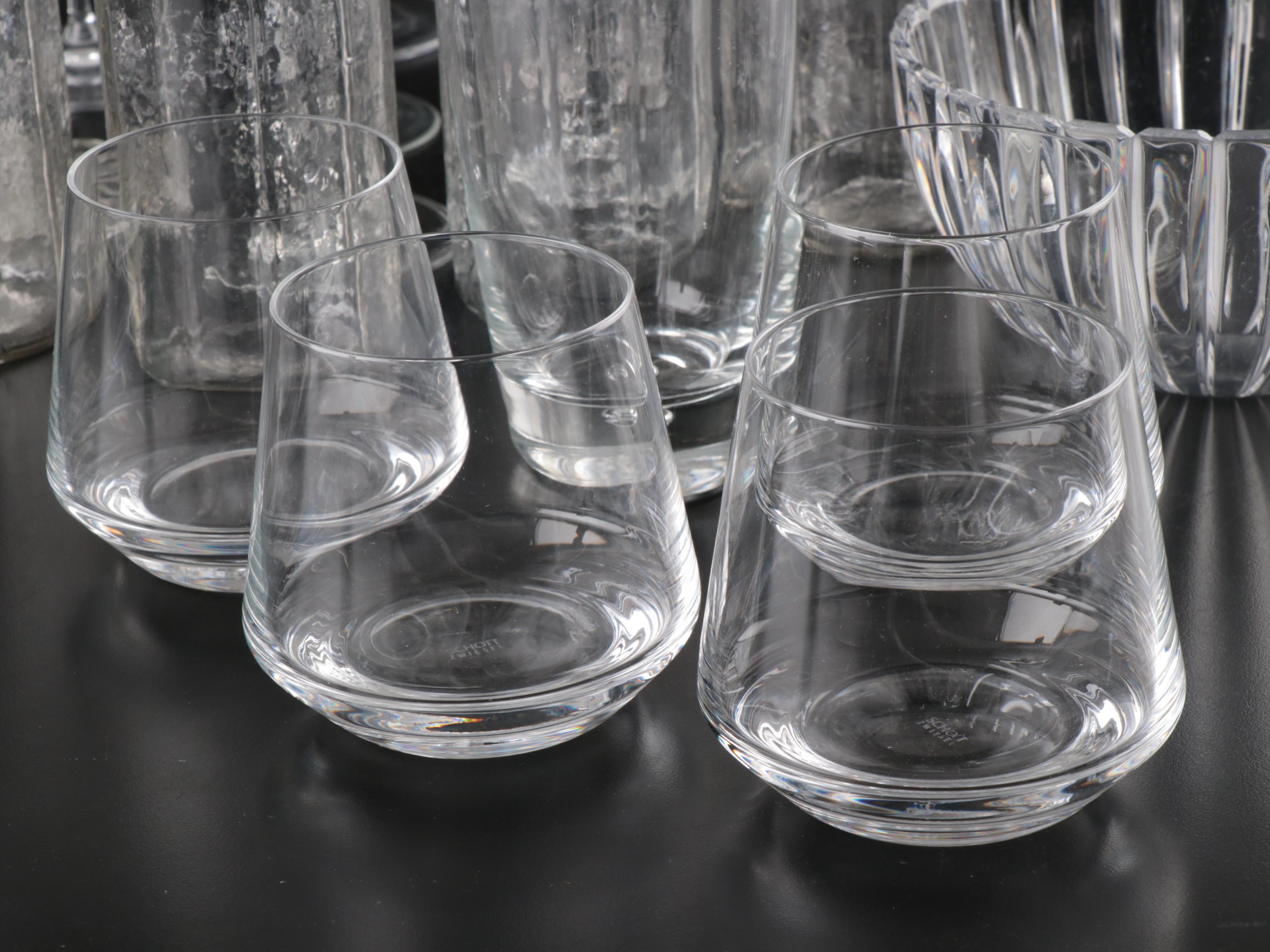 Tiffany Crystal Bowl, Marquis Waterford Crystal Wine Glasses, and More Drinkware