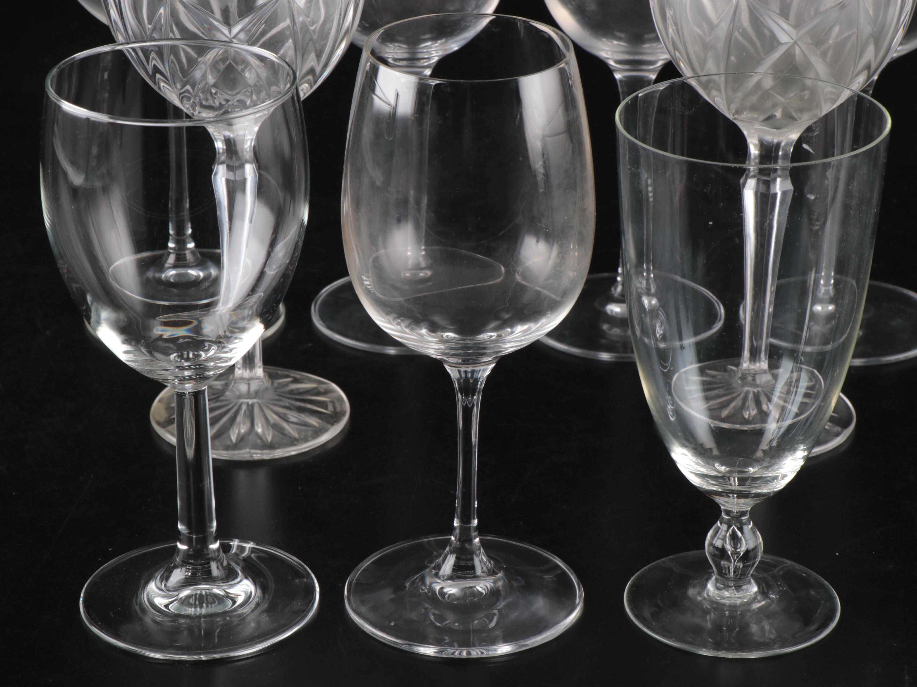 Tiffany Crystal Bowl, Marquis Waterford Crystal Wine Glasses, and More Drinkware