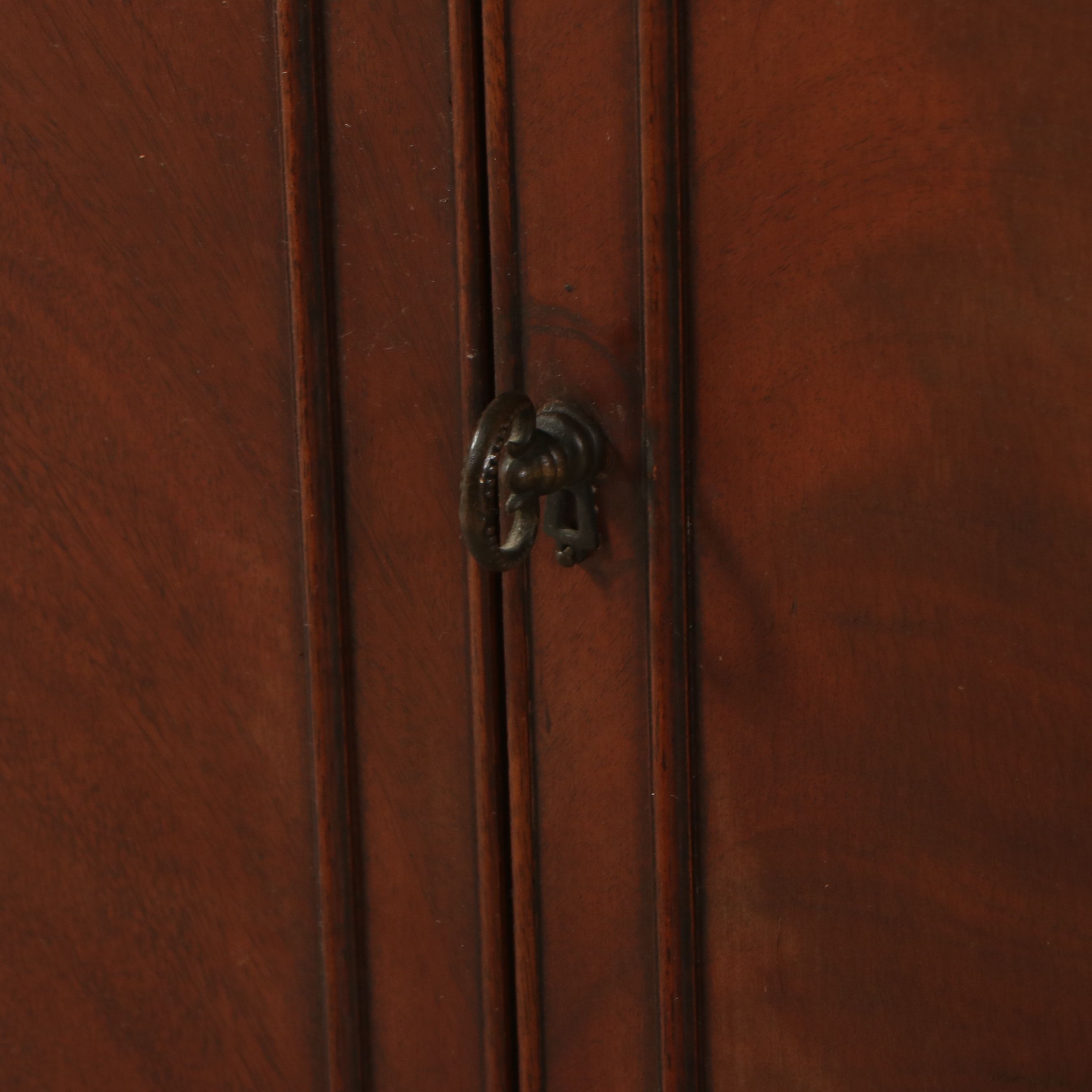 Chinese Chippendale Style Mahogany Corner Cabinet