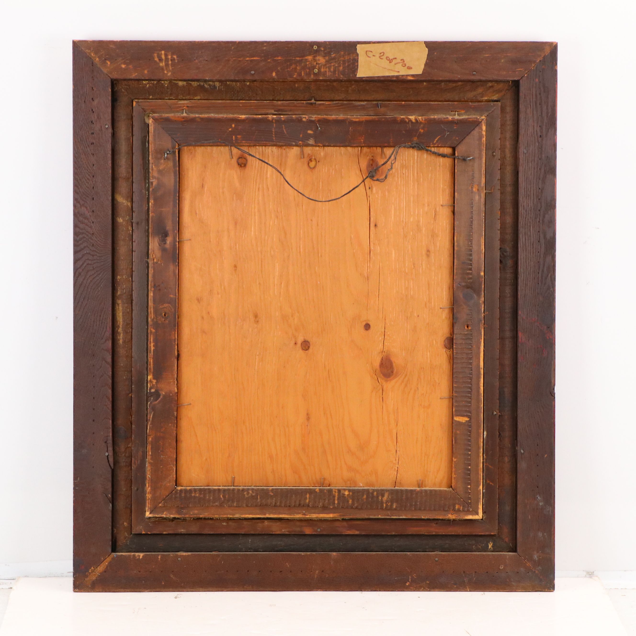 Portrait Chalk Pastel Drawing of Young Girl in Wooded Scene