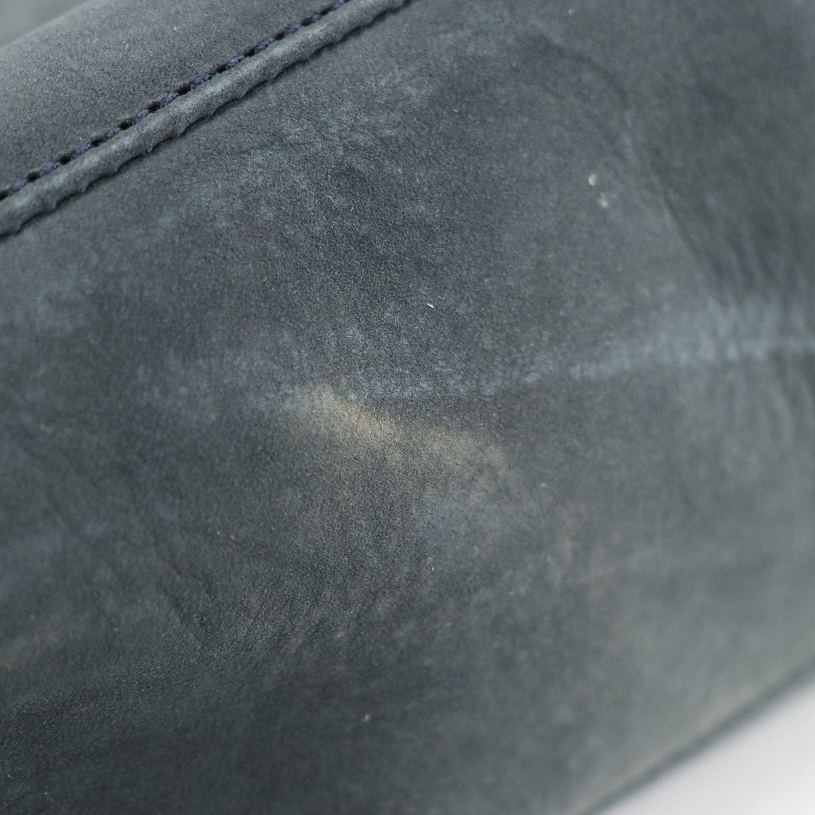 Salvatore Ferragamo Fringe-Top Tote Bag in Deep Blue Nubuck Suede