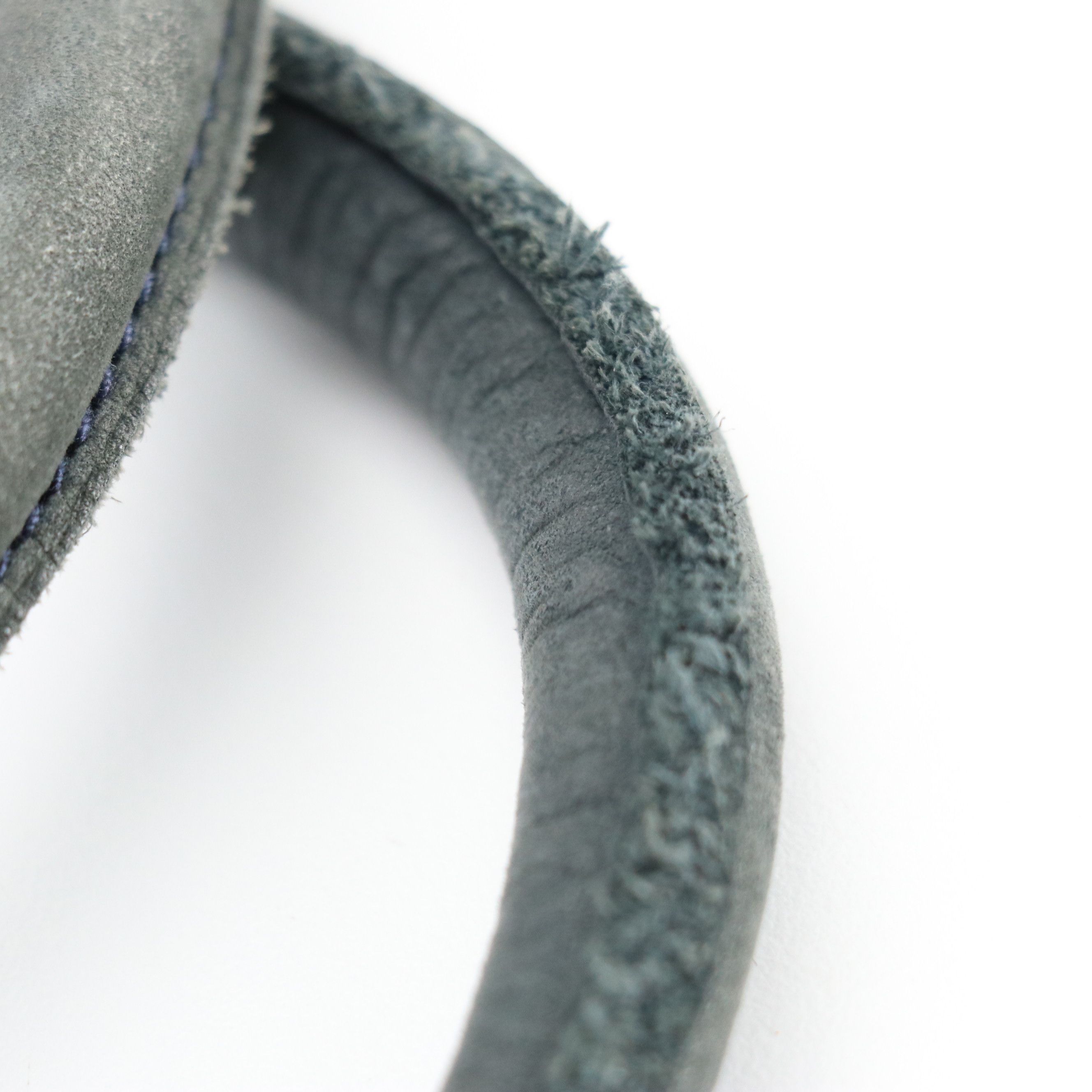 Salvatore Ferragamo Fringe-Top Tote Bag in Deep Blue Nubuck Suede